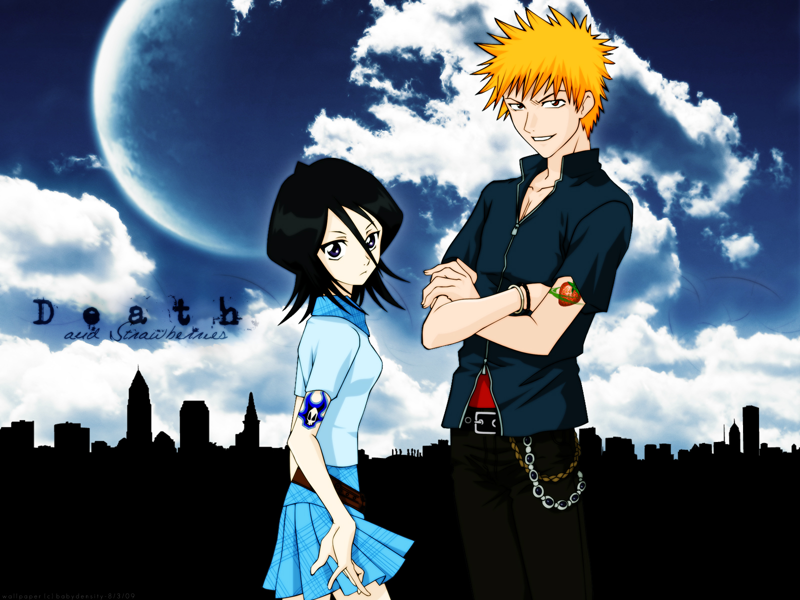 Baixar papel de parede para celular de Rukia Kuchiki, Alvejante, Ichigo Kurosaki, Anime gratuito.