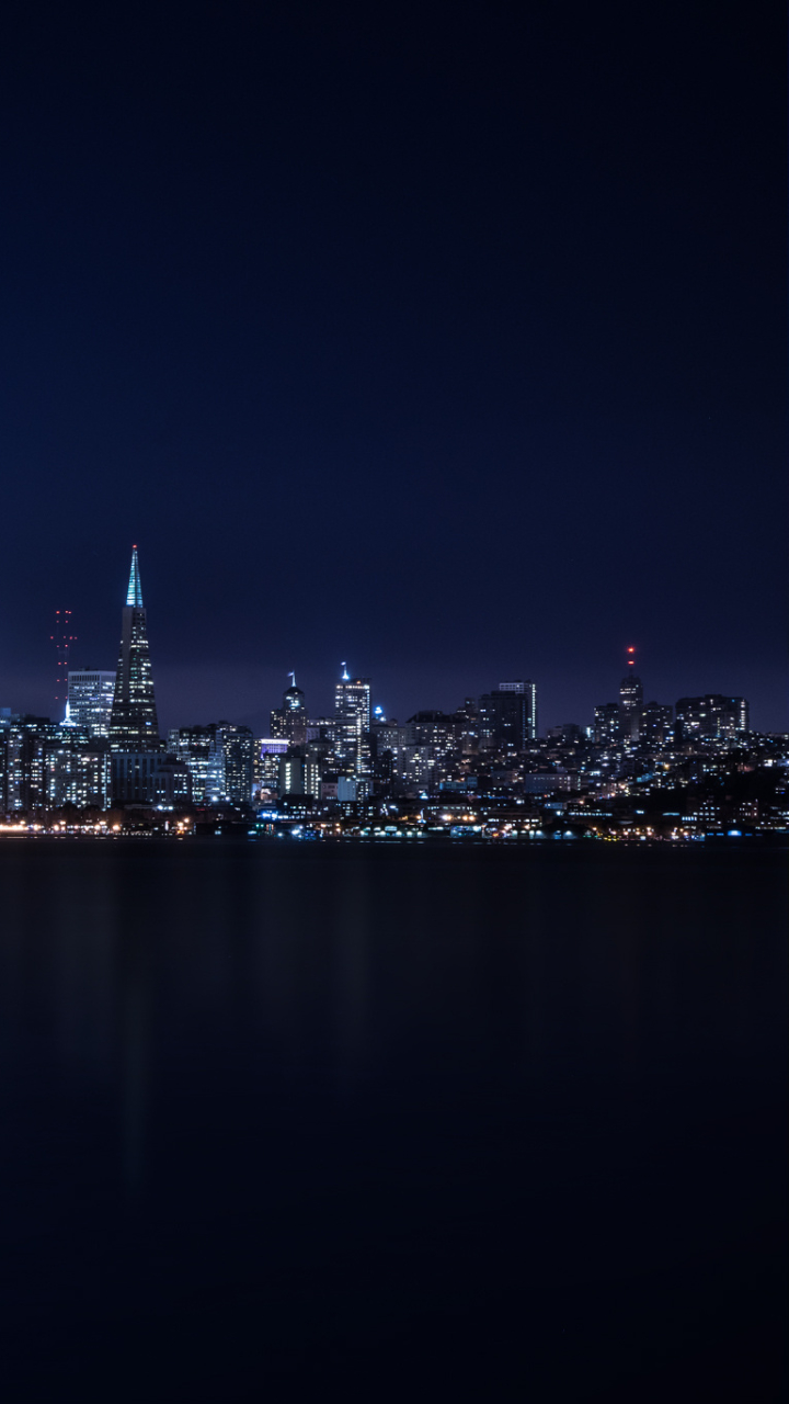 Download mobile wallpaper Cities, Night, Usa, City, Skyscraper, Building, San Francisco, Man Made for free.