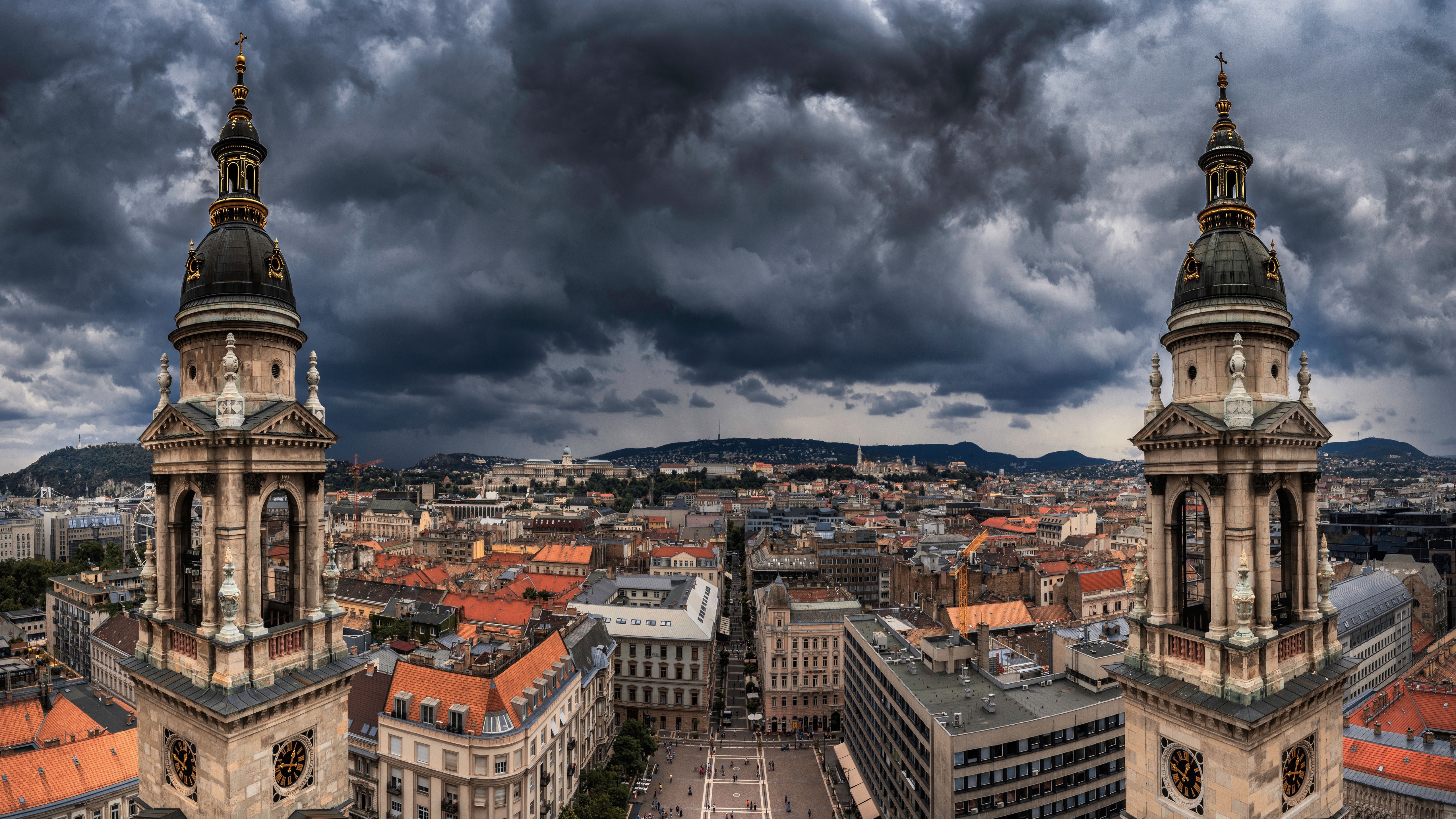 Скачать обои бесплатно Города, Облака, Город, Венгрия, Будапешт, Сделано Человеком картинка на рабочий стол ПК