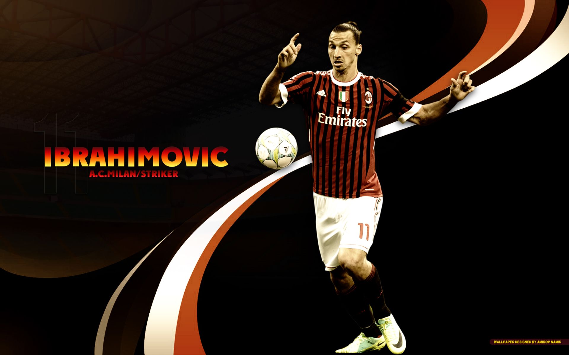 Free download wallpaper Sports, Soccer, Zlatan Ibrahimovic, A C Milan on your PC desktop