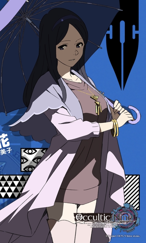 anime, occultic nine, ririka nishizono lock screen backgrounds