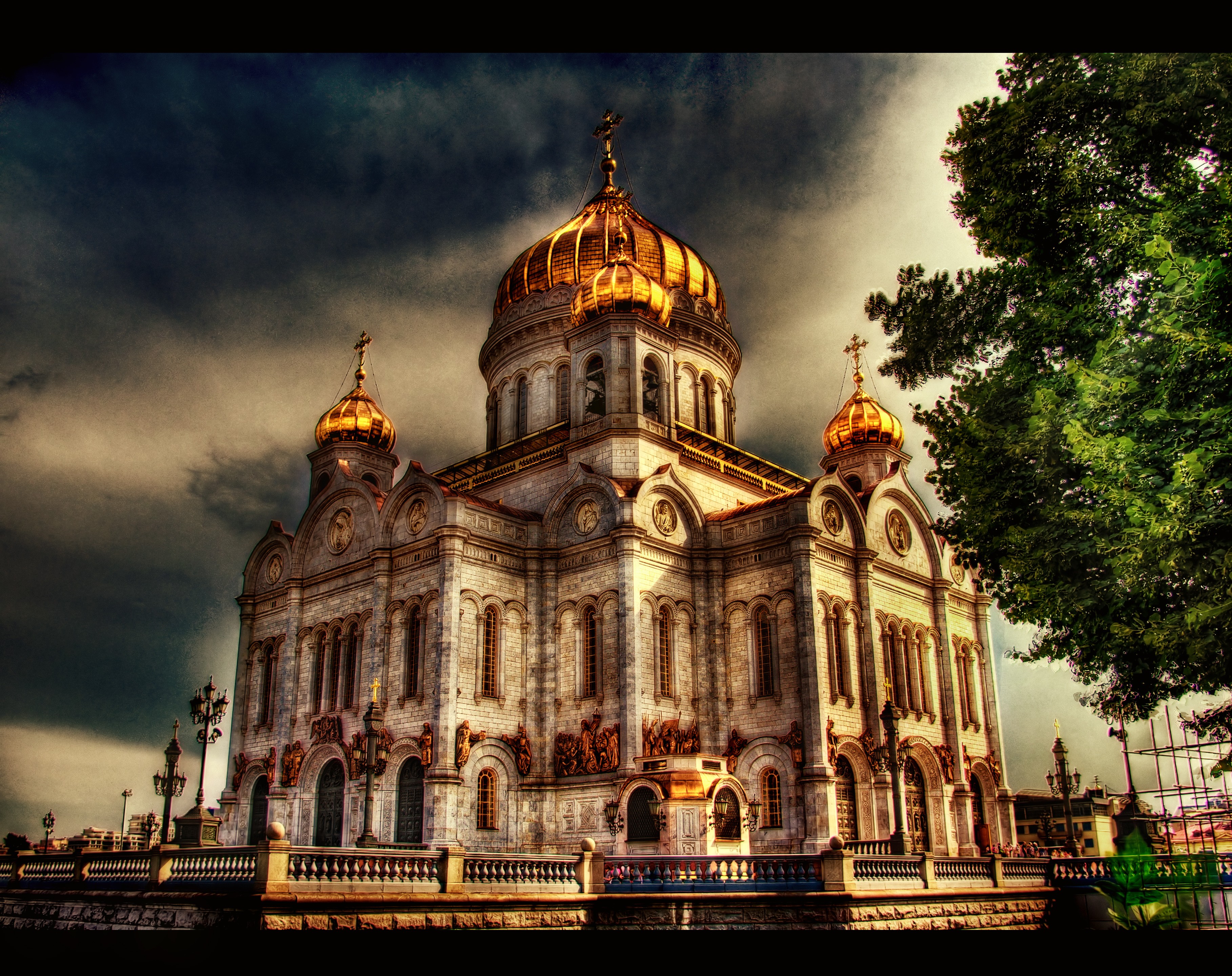 Handy-Wallpaper Kathedrale, Kuppel, Die Architektur, Religiös, Christ Erlöser Kathedrale (Moskau) kostenlos herunterladen.