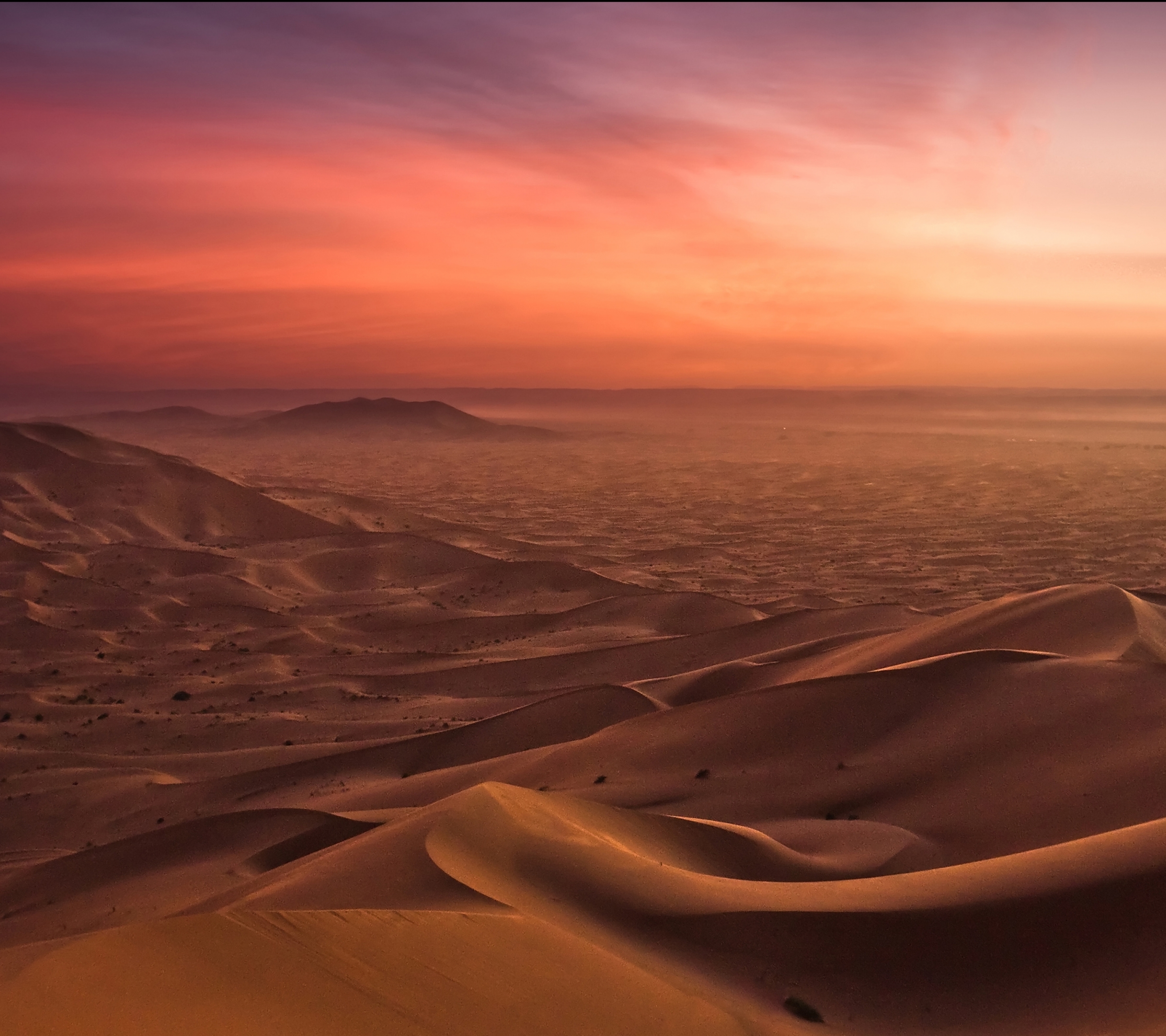 1212483画像をダウンロード地球, 荒野, モロッコ, 砂丘, 地平線, 日没, 砂-壁紙とスクリーンセーバーを無料で