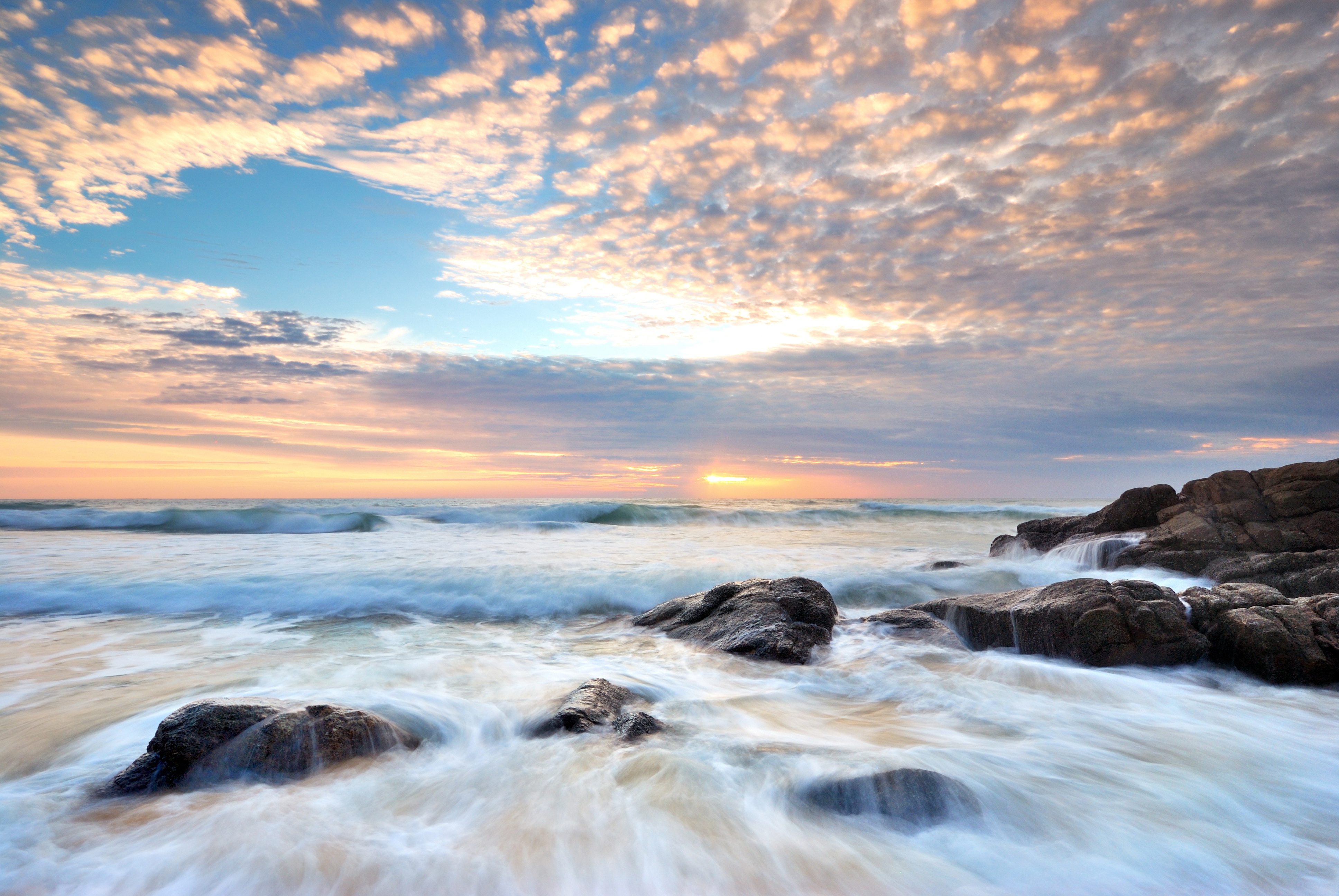 Handy-Wallpaper Natur, Horizont, Ozean, Wolke, Himmel, Erde/natur kostenlos herunterladen.