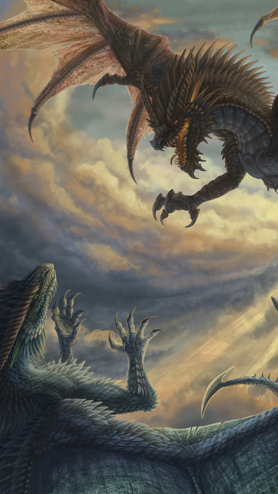 Handy-Wallpaper Fantasie, Drachen kostenlos herunterladen.