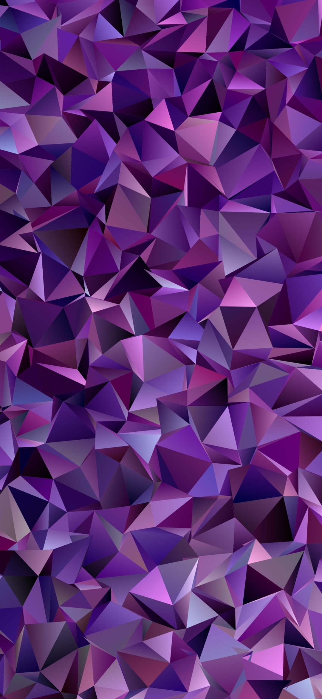 Download mobile wallpaper Abstract, Purple, Gradient, Triangle, Geometry for free.
