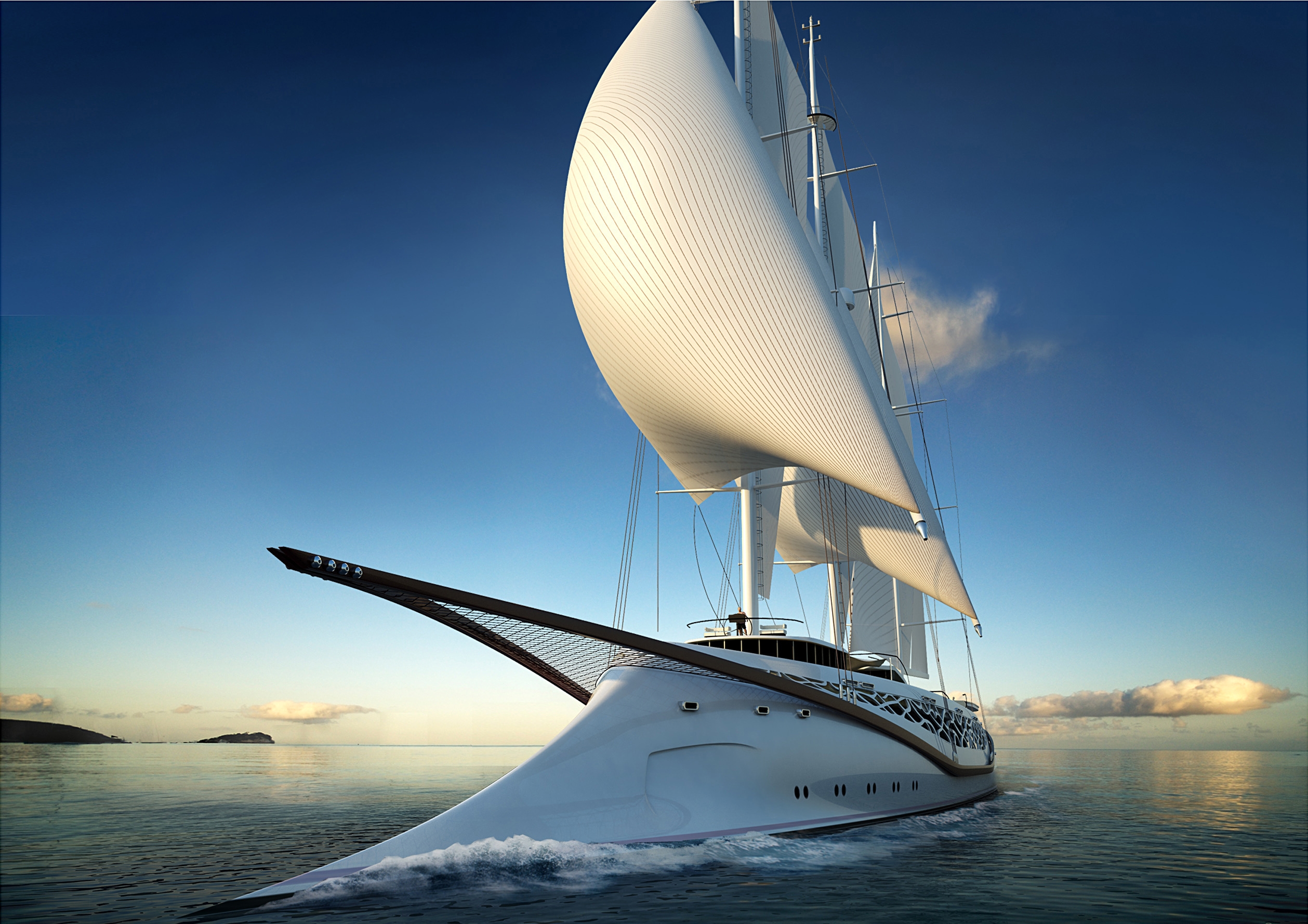 yacht, relaxation, sails, rest, miscellanea, miscellaneous, ocean, journey, sail