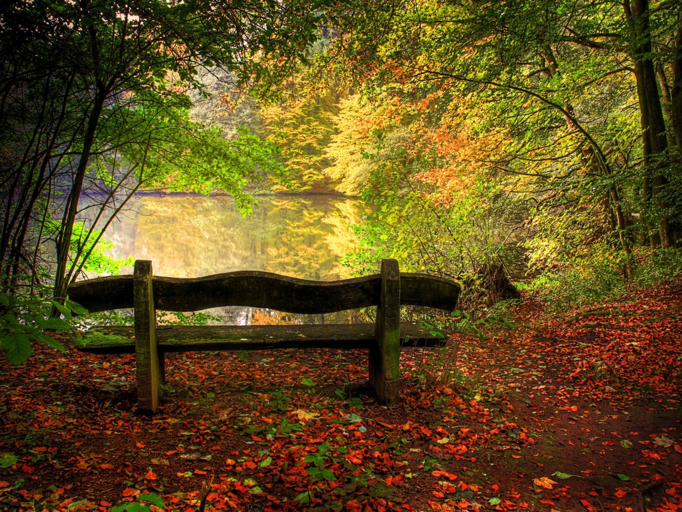 PCデスクトップに秋, 風景画像を無料でダウンロード