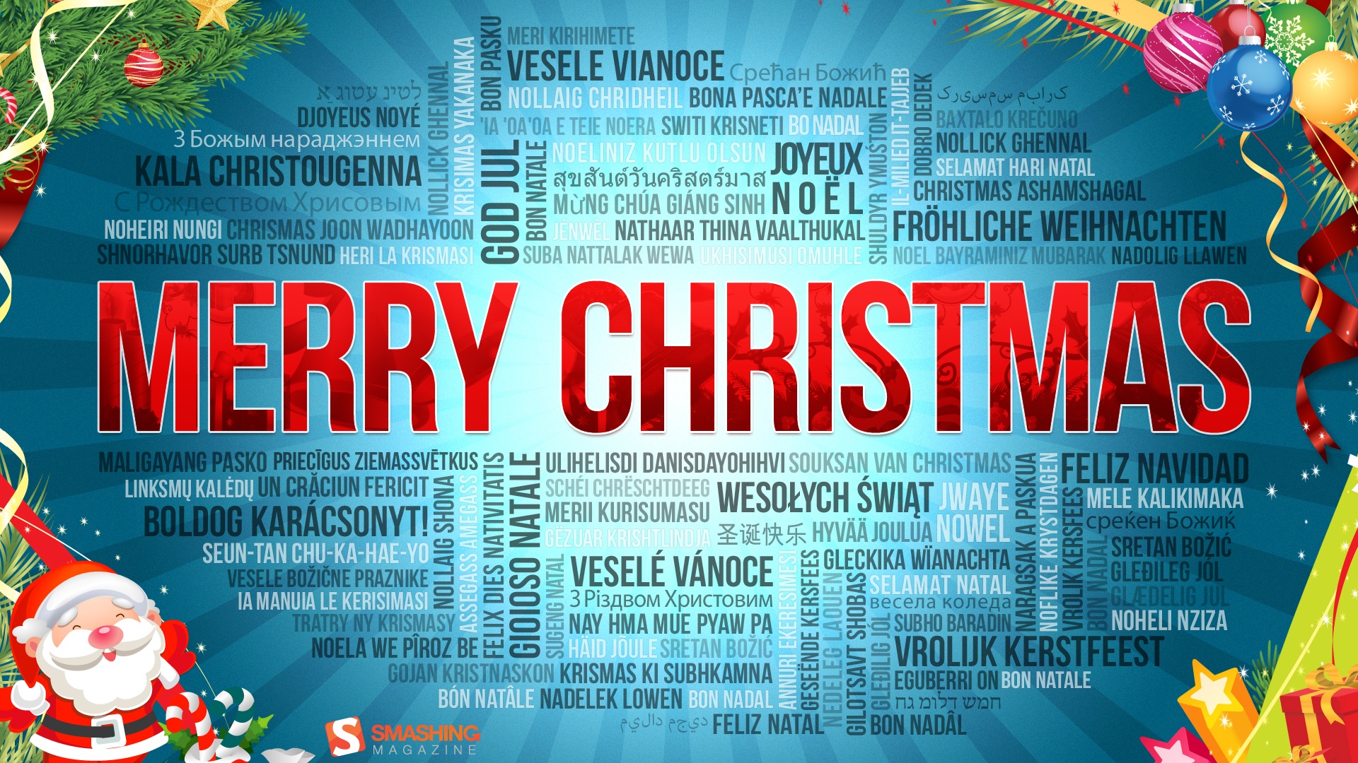 Free download wallpaper Christmas, Holiday, Santa, Christmas Ornaments, Merry Christmas on your PC desktop