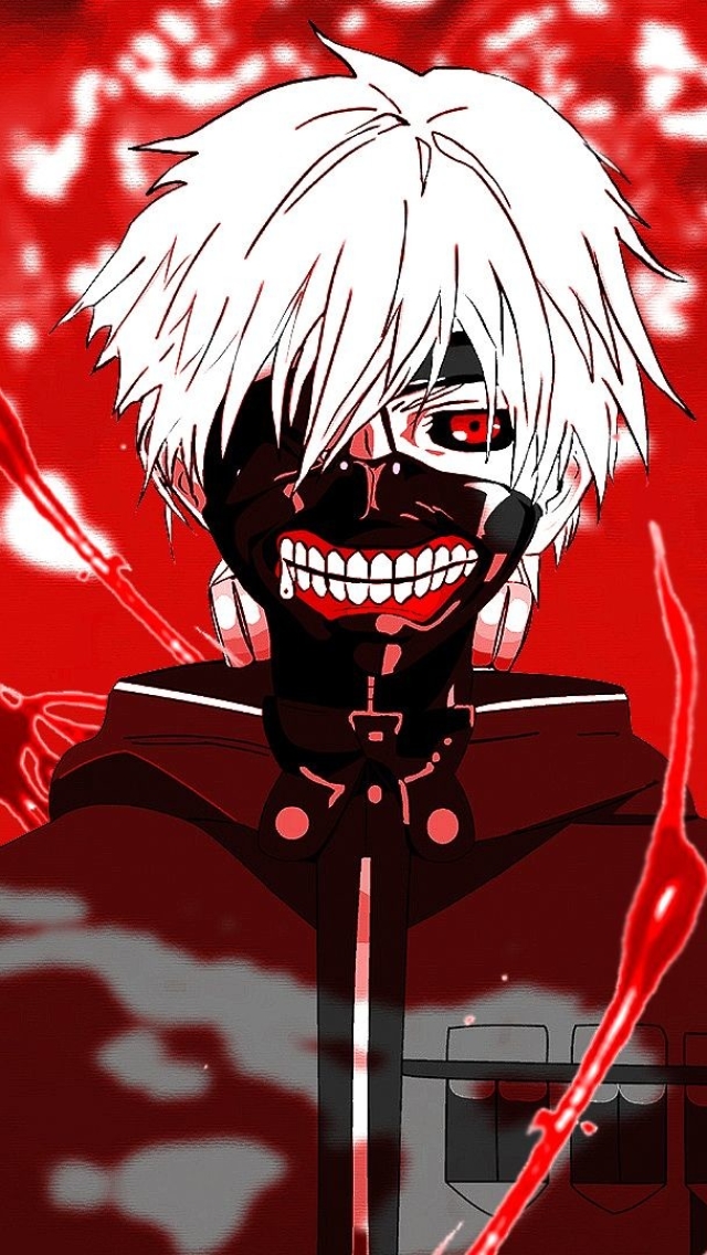 Handy-Wallpaper Animes, Ken Kanek, Tokyo Ghoul kostenlos herunterladen.