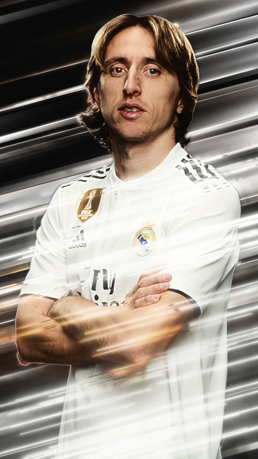 Handy-Wallpaper Sport, Fußball, Real Madrid Cf, Kroatisch, Lukas Modrić, Lukas Modric kostenlos herunterladen.