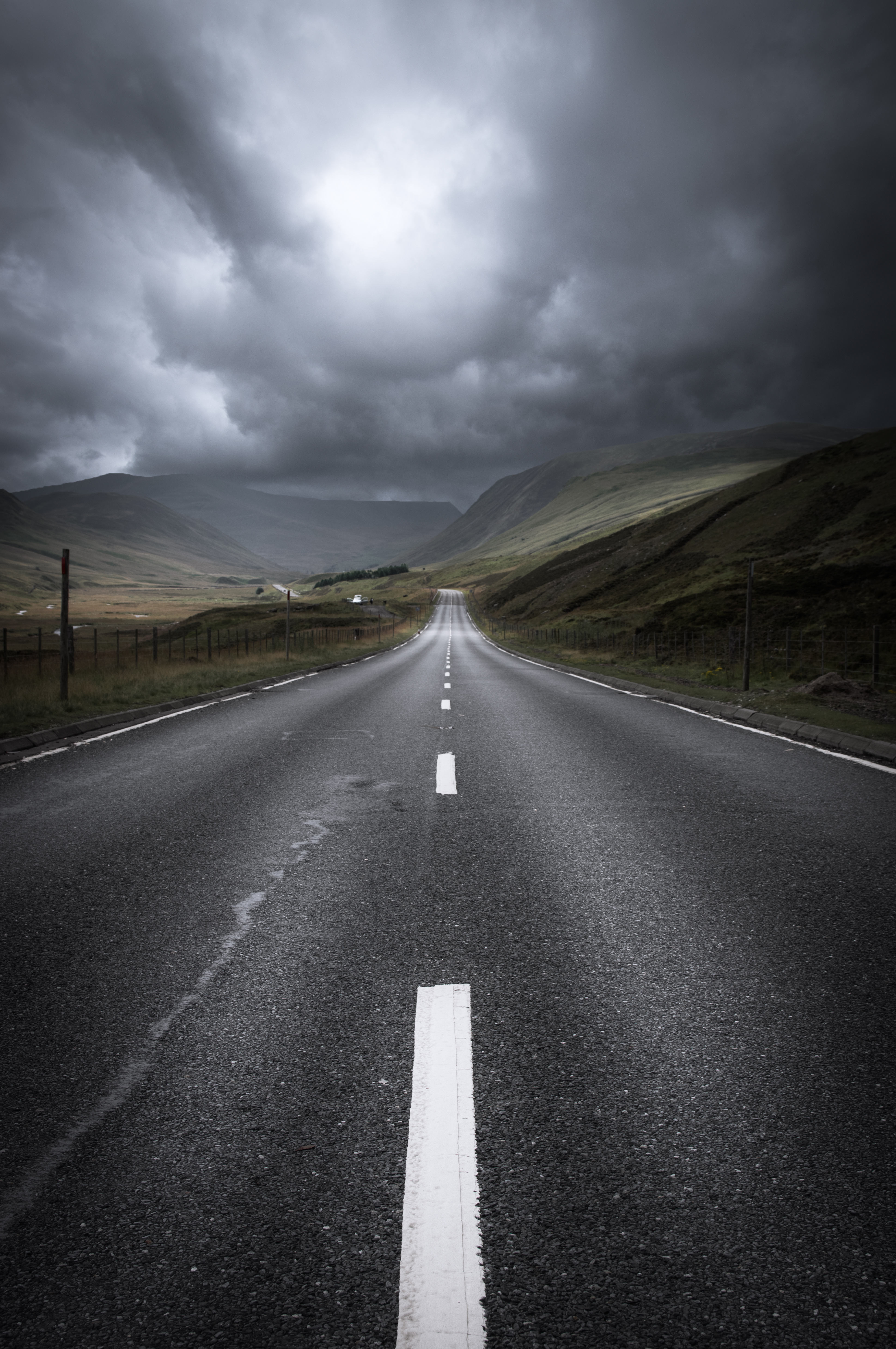 nature, road, markup, dahl, distance, gloomy, gloomily cellphone
