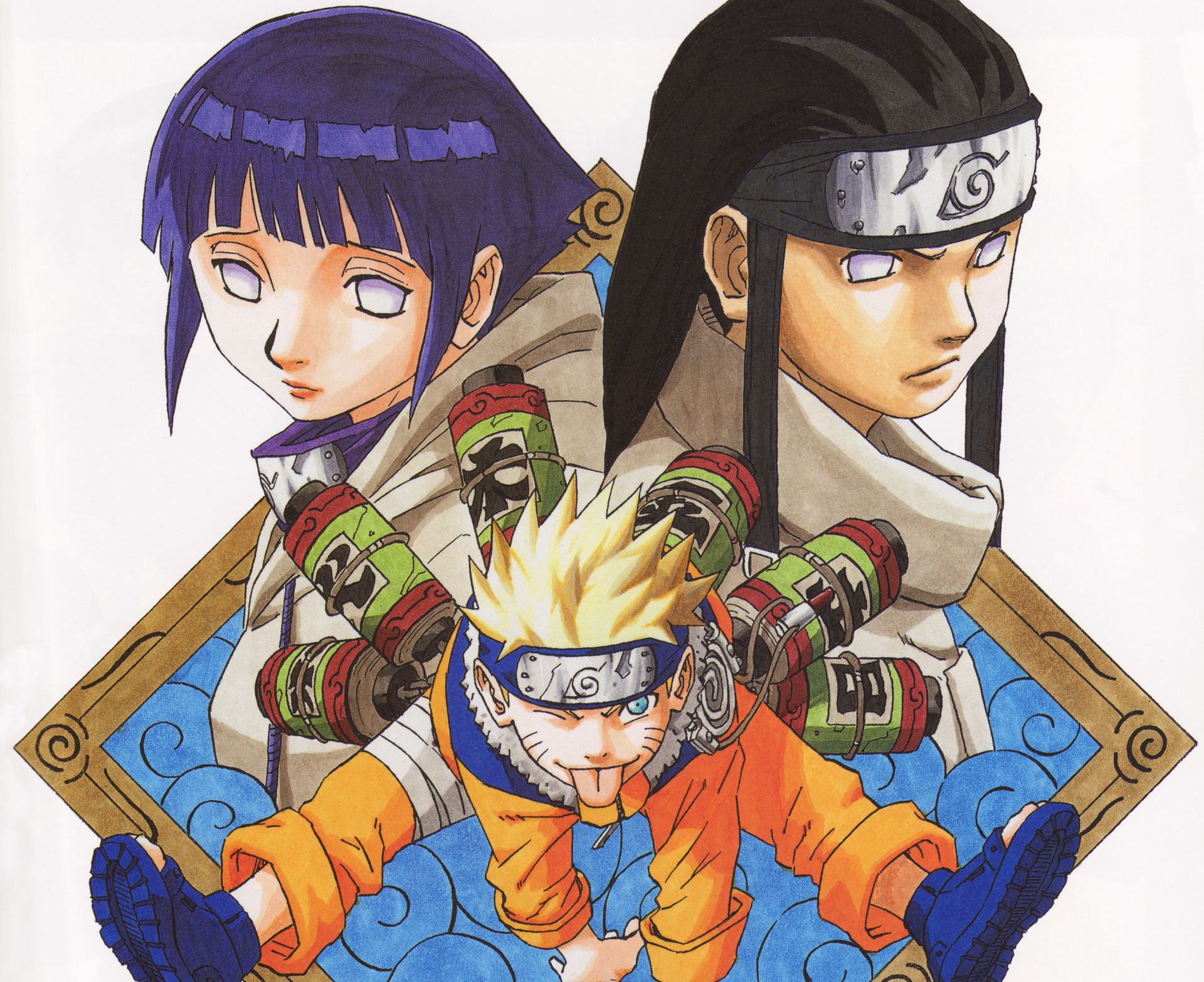 Laden Sie das Naruto, Animes, Hinata Hyuga, Naruto Uzumaki, Neji Hyūga-Bild kostenlos auf Ihren PC-Desktop herunter