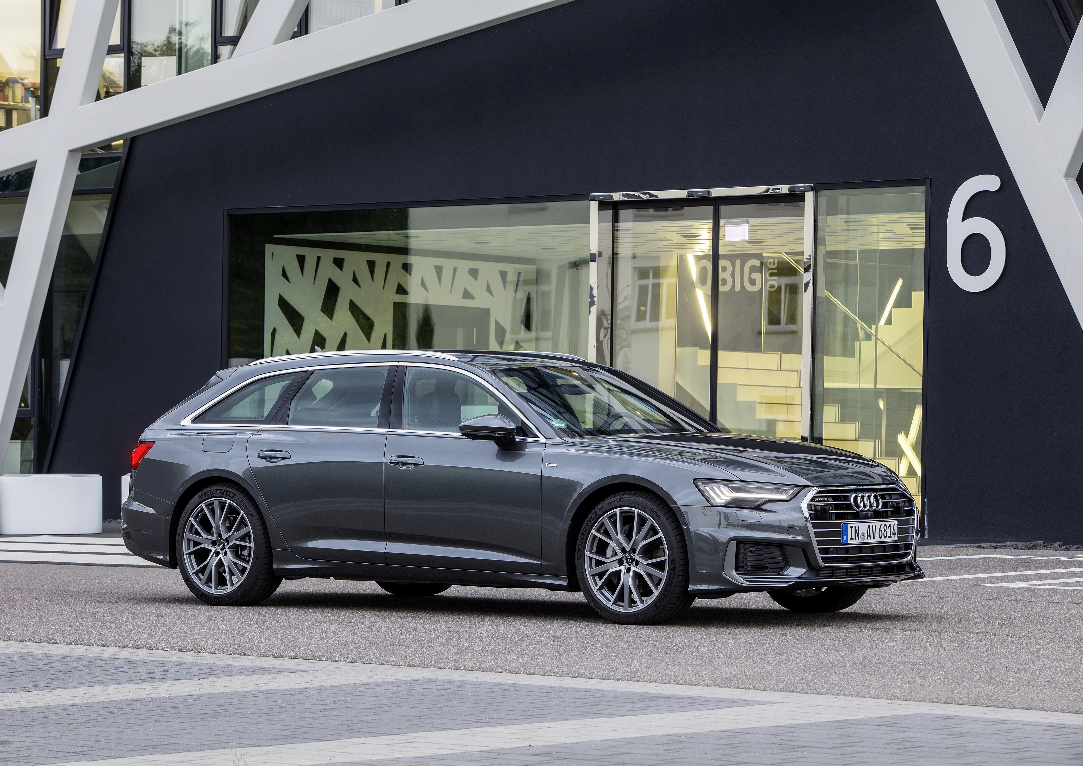 Download mobile wallpaper Audi, Car, Vehicles, Silver Car, Audi A6 Avant for free.