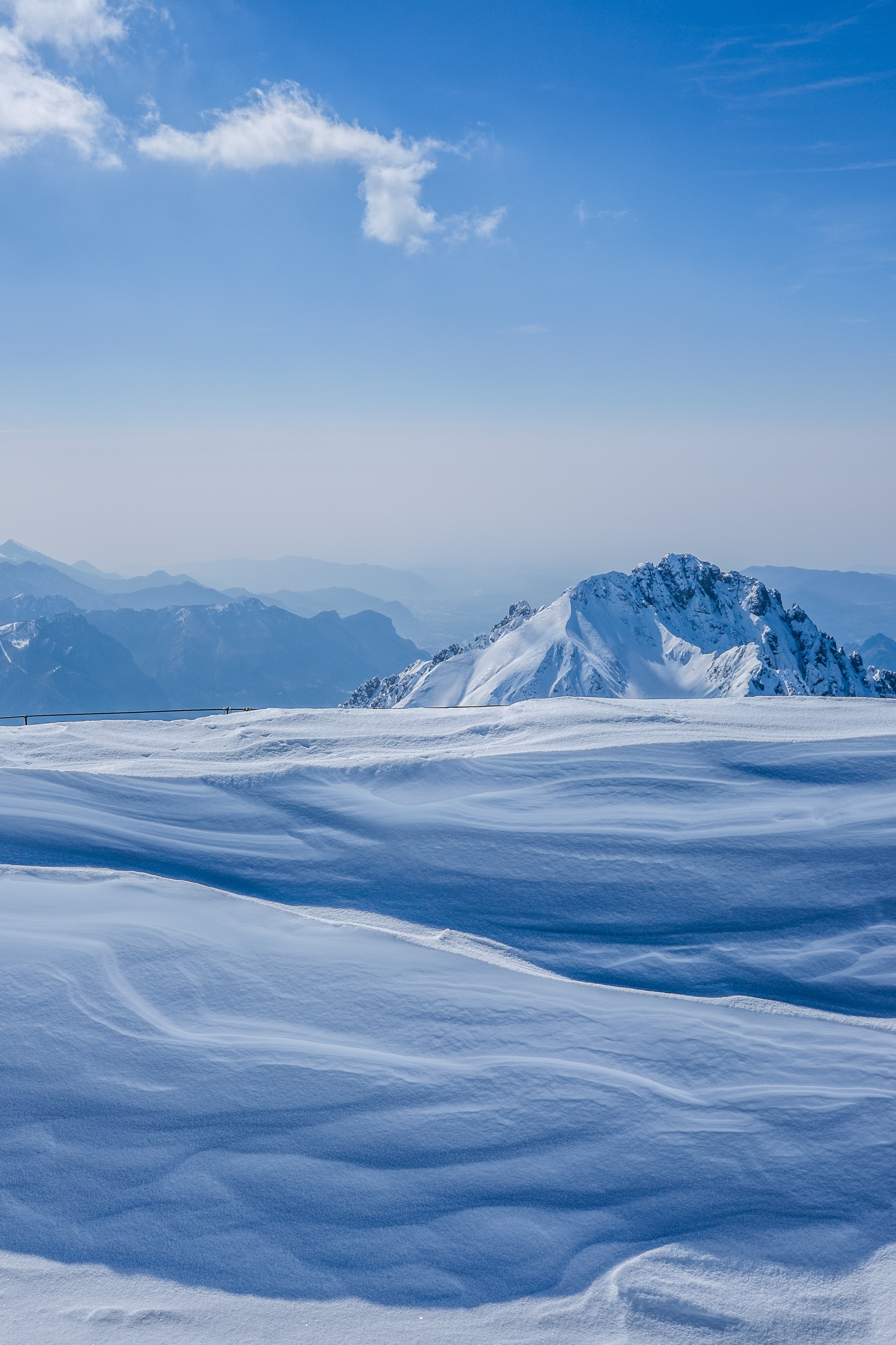 110579 завантажити картинку зима, природа, гори, сніг, вершина, верх, туризм - шпалери і заставки безкоштовно