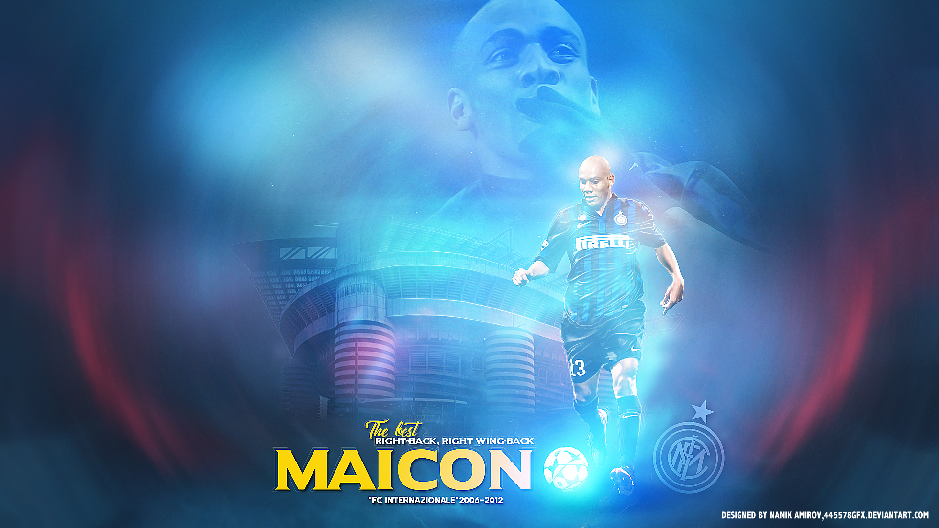 Descarga gratuita de fondo de pantalla para móvil de Fútbol, Deporte, Inter De Milán, Maicon Sisenando.