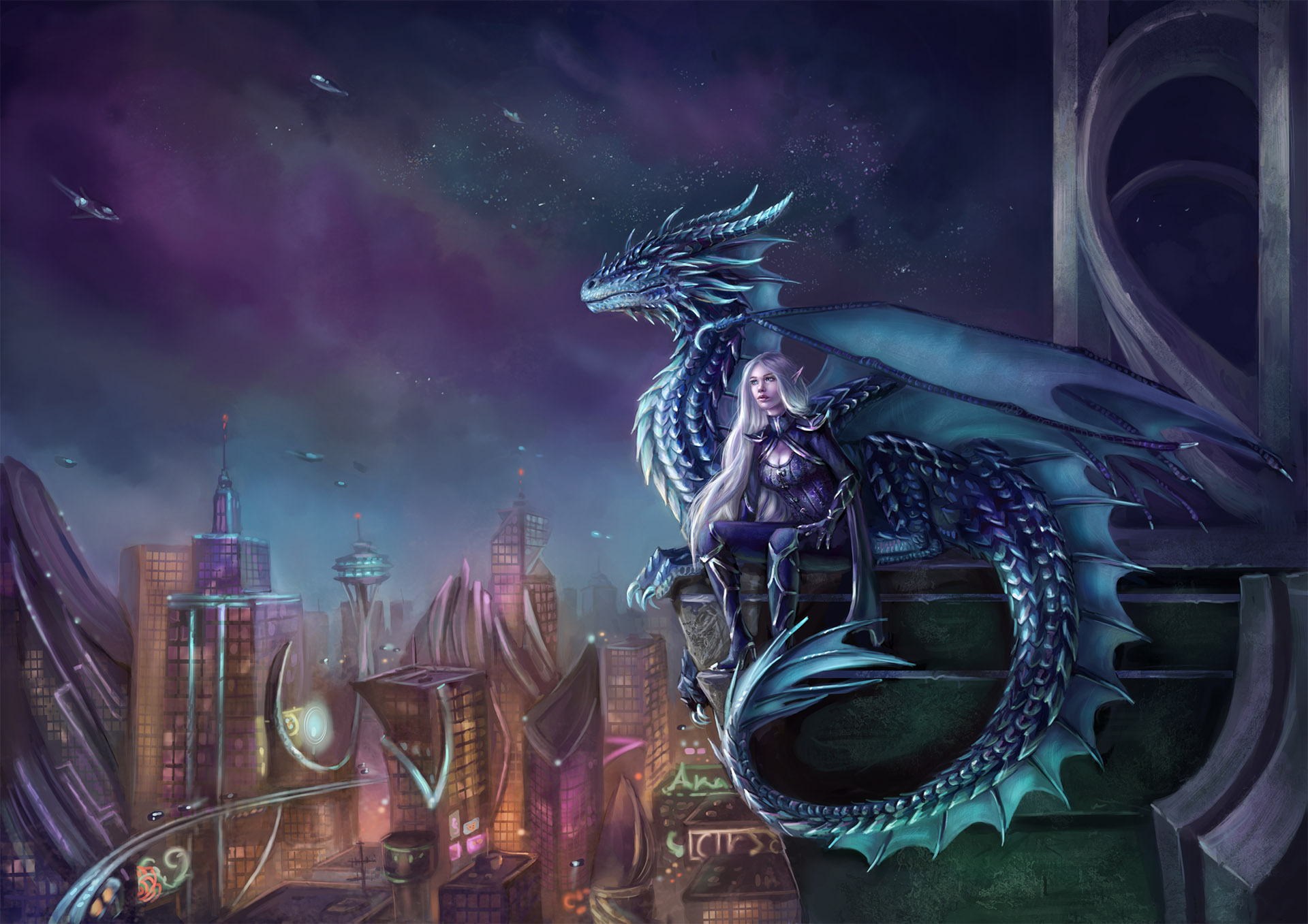 Free download wallpaper Fantasy, Dragon on your PC desktop