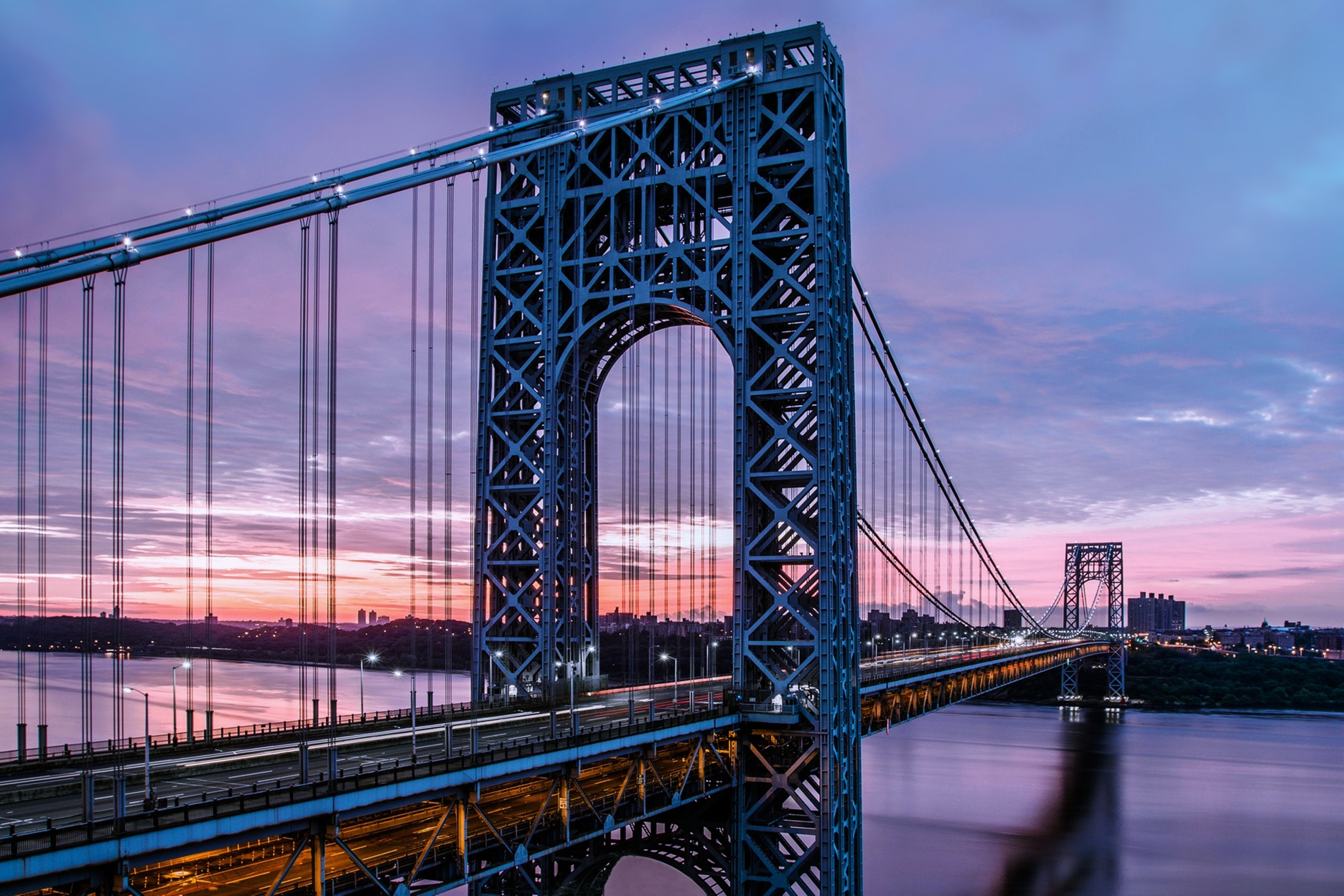 1189822 descargar imagen hecho por el hombre, puente george washington, puente, nueva york, ee uu, puentes: fondos de pantalla y protectores de pantalla gratis