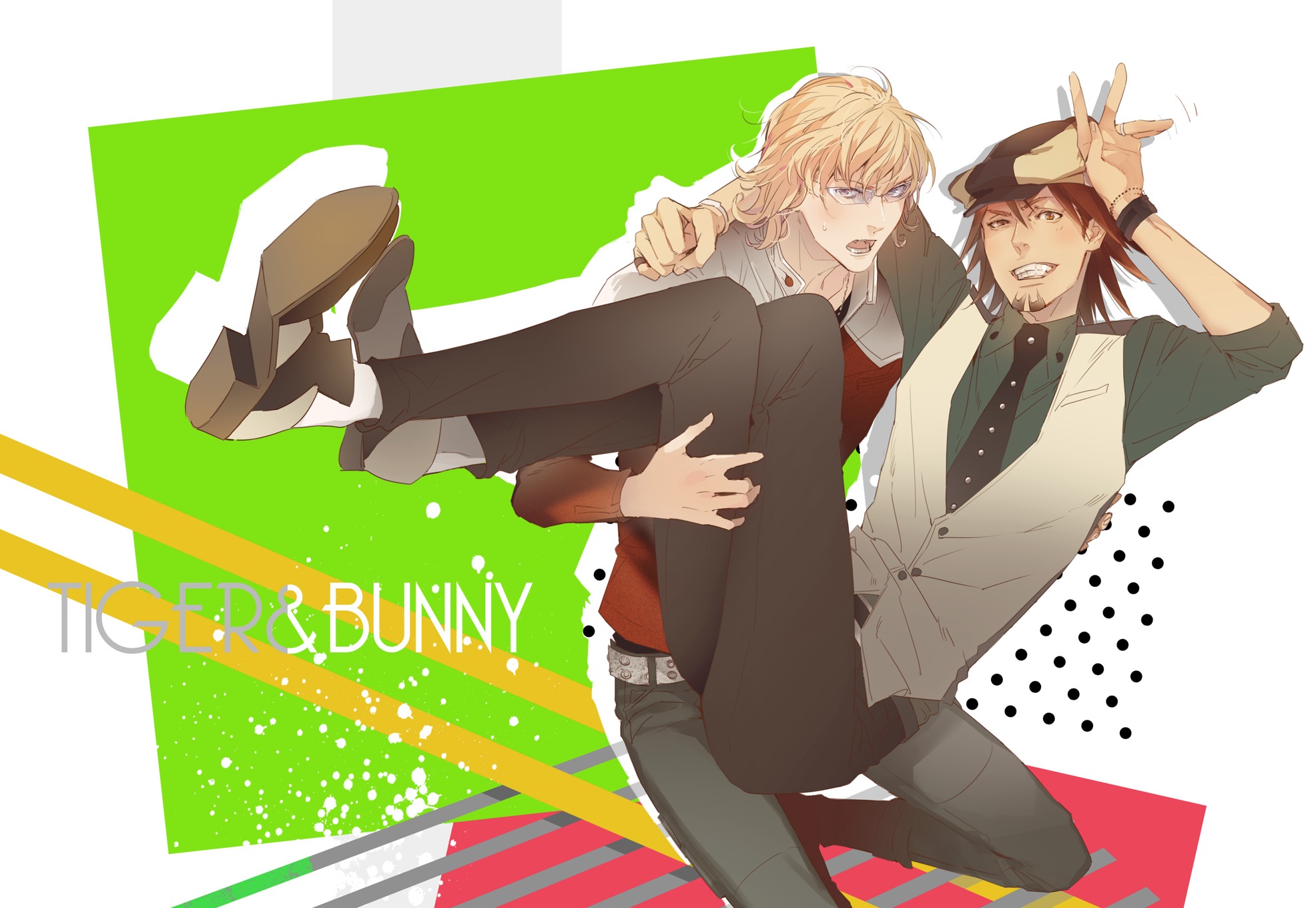anime, tiger & bunny, barnaby brooks jr, kotetsu t kaburagi