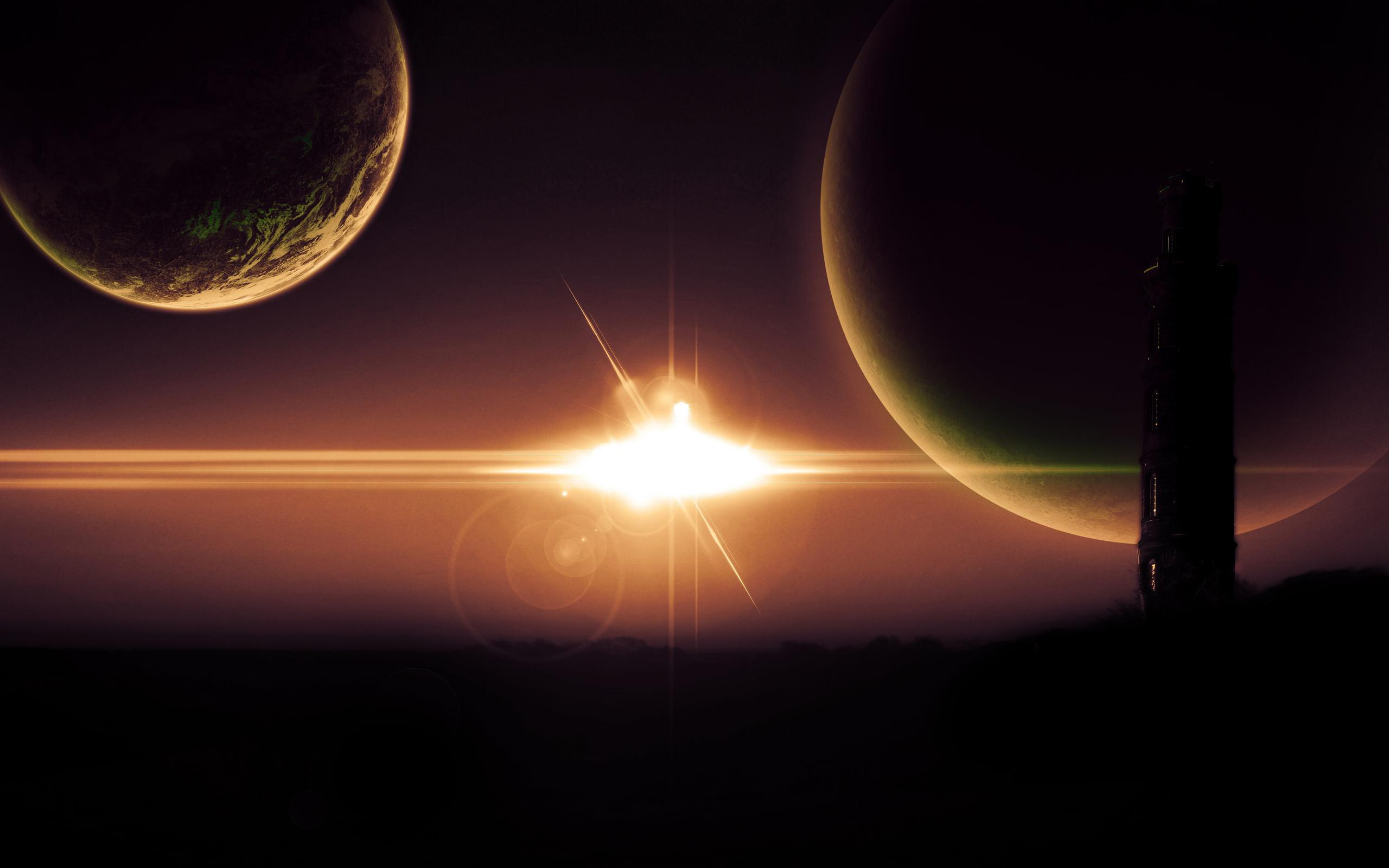 Download mobile wallpaper Landscape, Sci Fi for free.