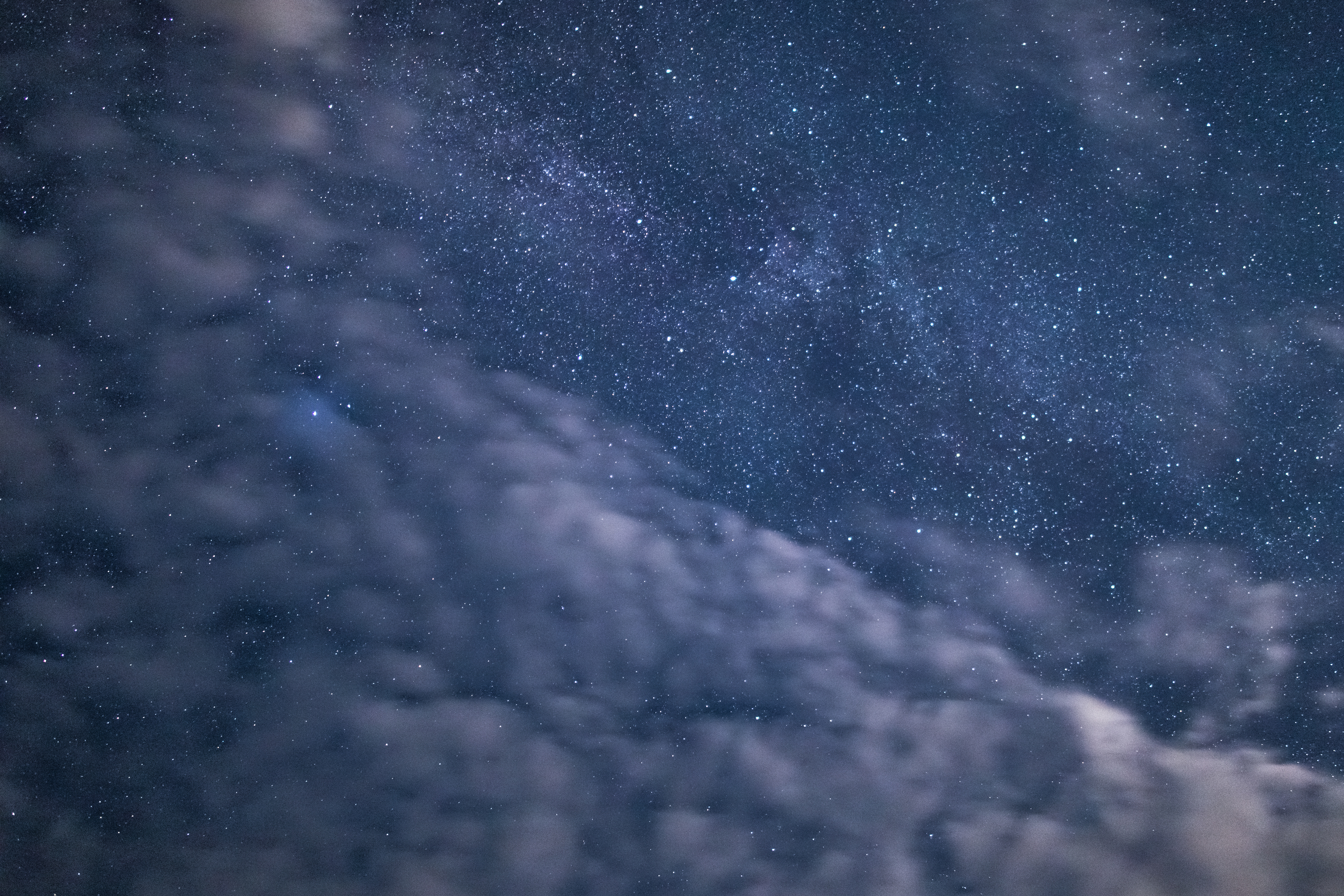 Download mobile wallpaper Clouds, Stars, Starry Sky, Universe for free.