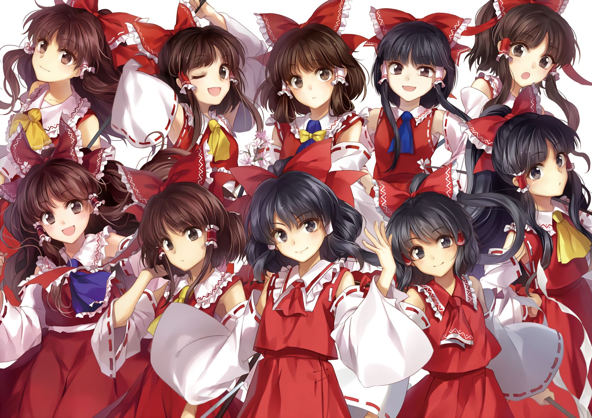 Descarga gratuita de fondo de pantalla para móvil de Animado, Touhou, Reimu Hakurei.