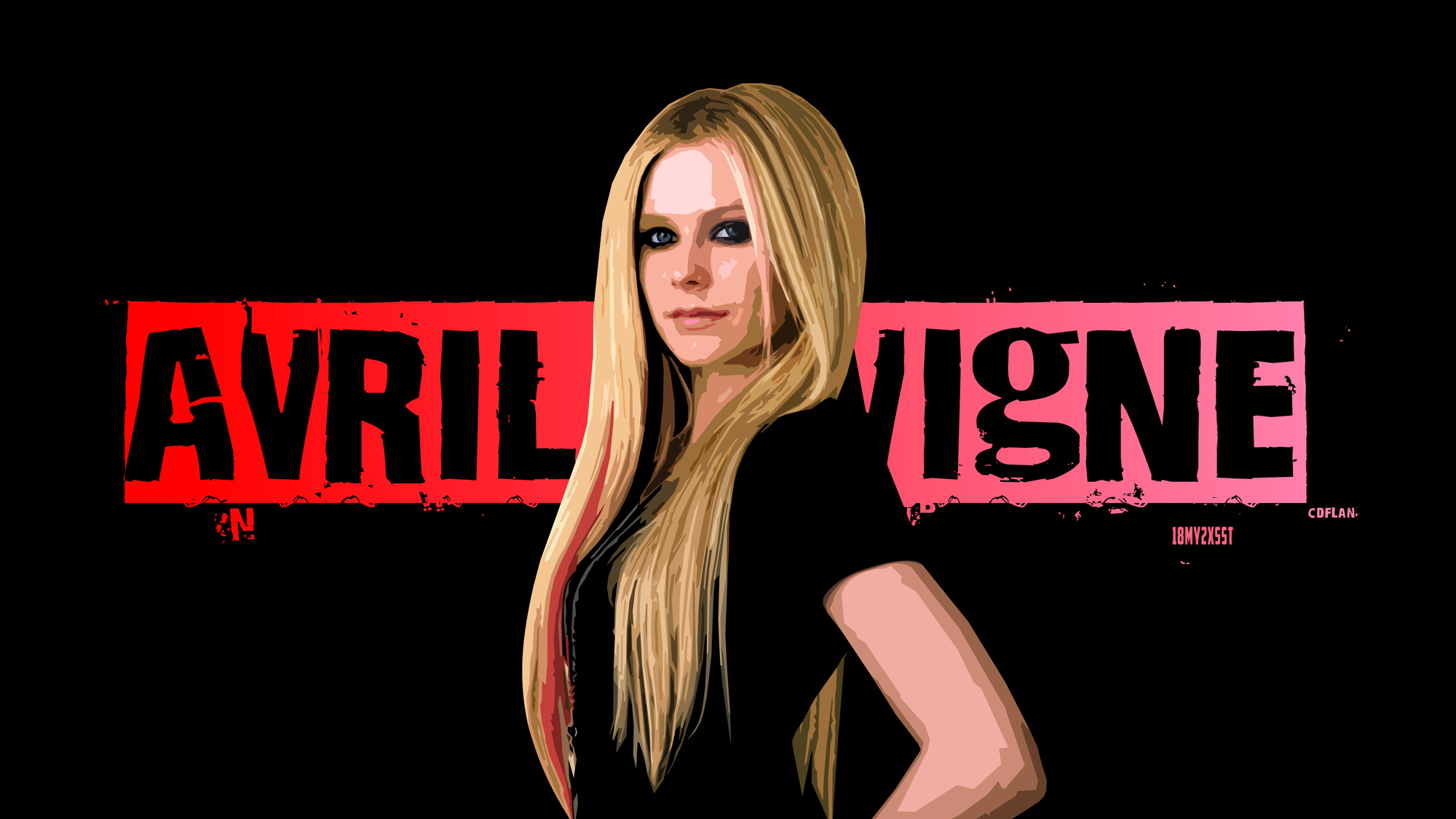 Download mobile wallpaper Music, Avril Lavigne, Musician, Portrait, Singer, Actress for free.