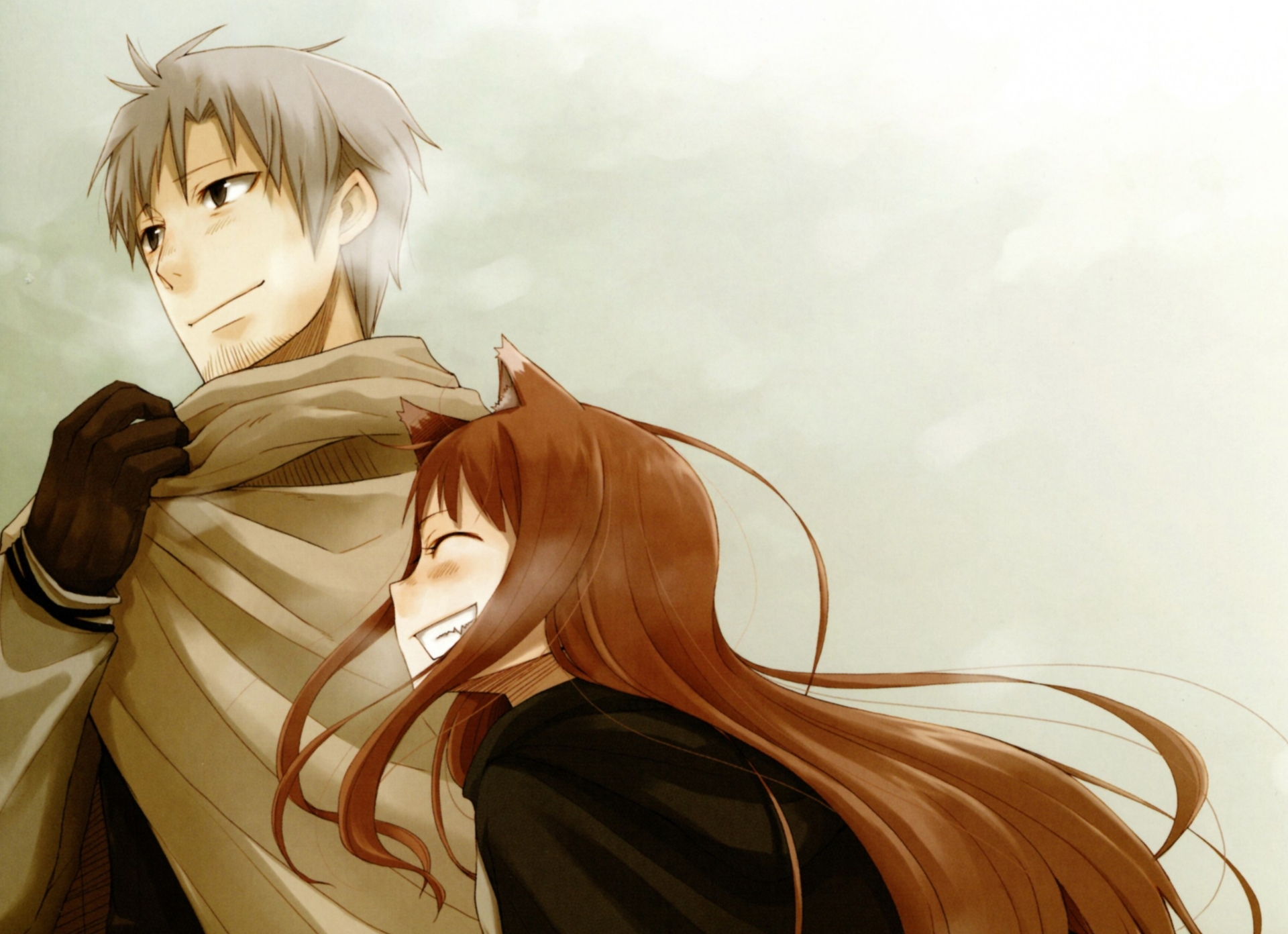 Download mobile wallpaper Anime, Holo (Spice & Wolf), Spice And Wolf, Kraft Lawrence for free.