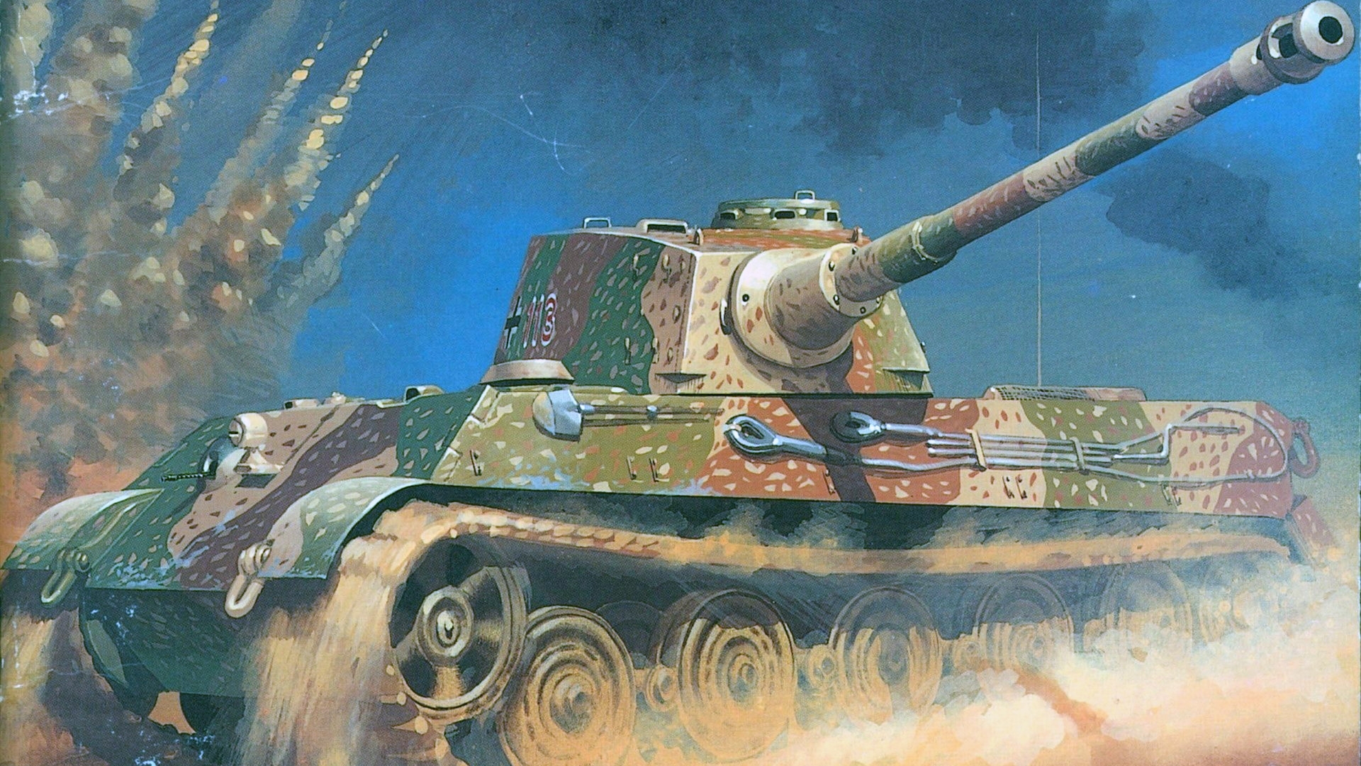 military, tiger ii, tanks