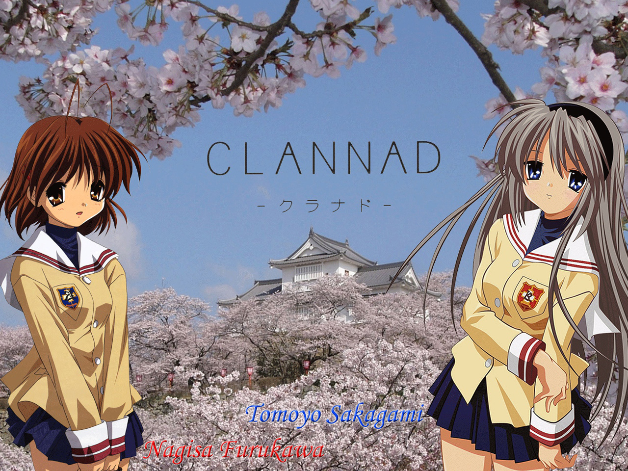 Téléchargez gratuitement l'image Animé, Clannad, Tomoyo Sakagami, Nagisa Furukawa sur le bureau de votre PC