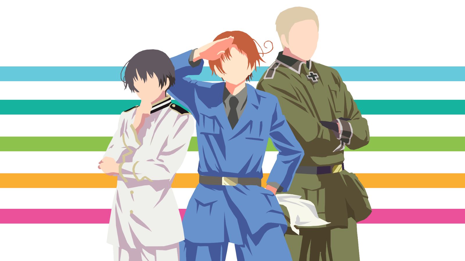 Baixe gratuitamente a imagem Anime, Bandeira, Minimalista, Hetalia: Axis Powers, Uniforme Militar na área de trabalho do seu PC