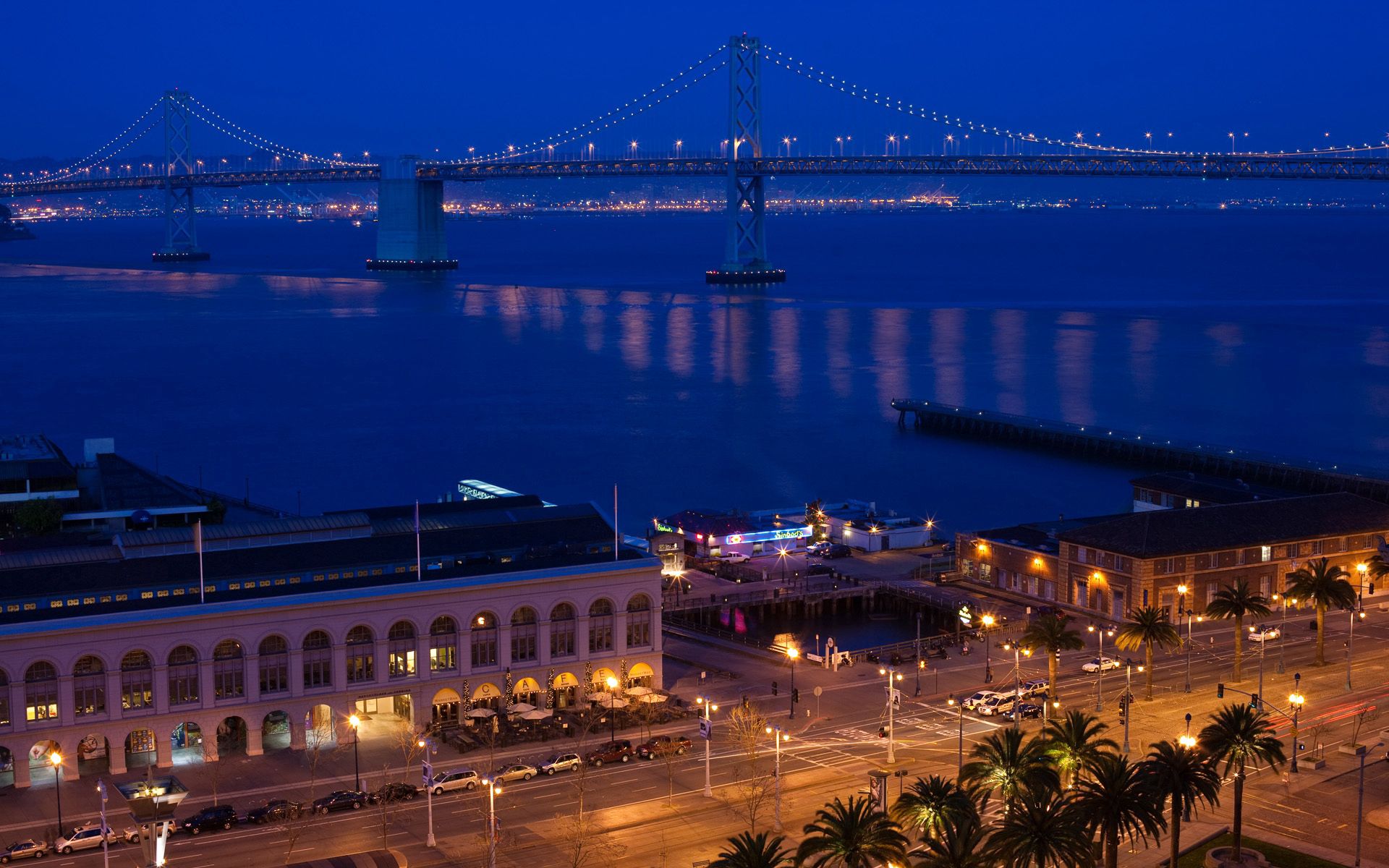 Скачать обои бесплатно Города, Мост Золотые Ворота, Golden Gate Bridge, Свет, Сан Франциско, Сша, Калифорния, Пейзаж картинка на рабочий стол ПК
