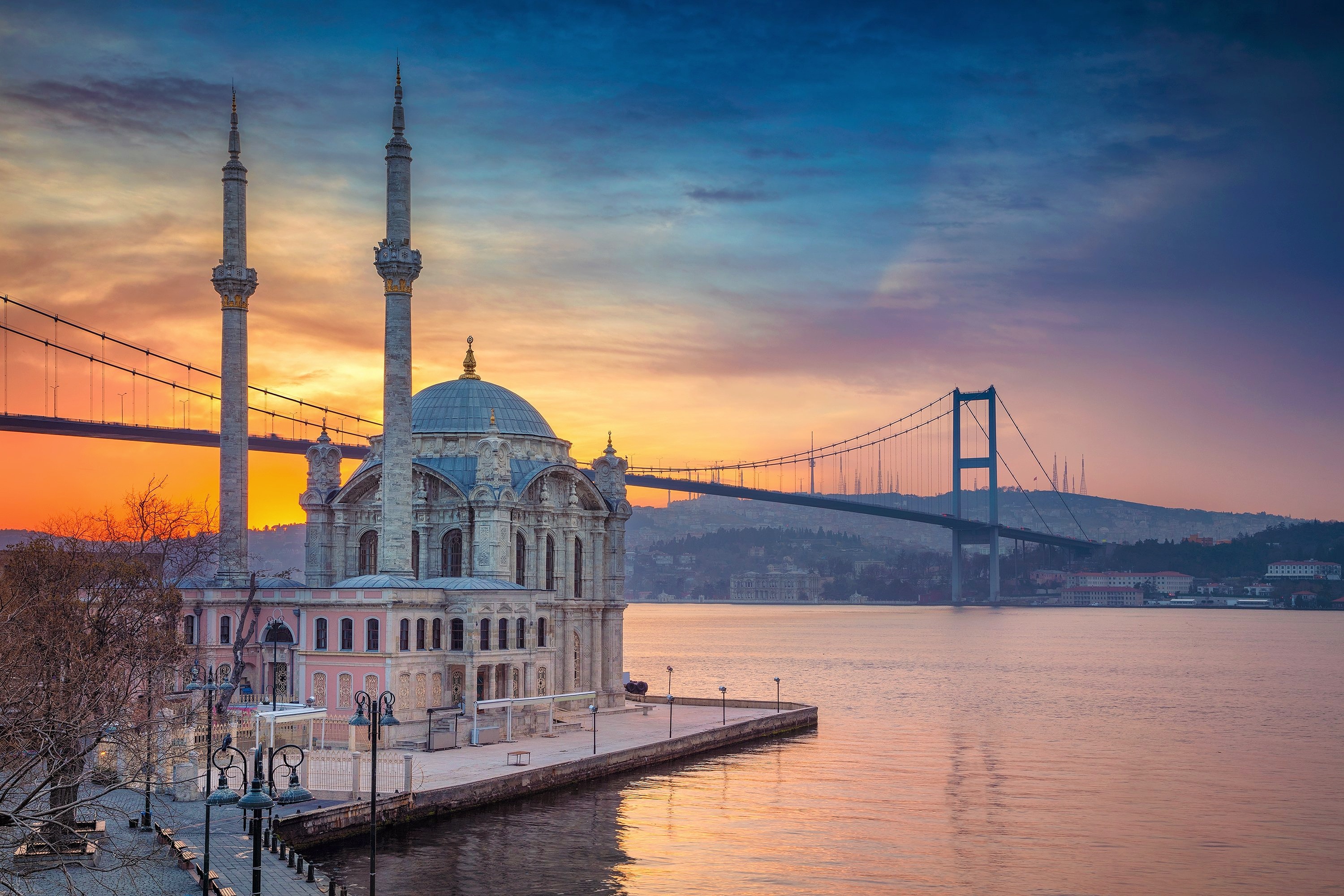 Descarga gratuita de fondo de pantalla para móvil de Puente, Turquía, Mezquita, Estambul, Religioso, Mezquita De Ortaköy, Bósforo, Mezquitas.