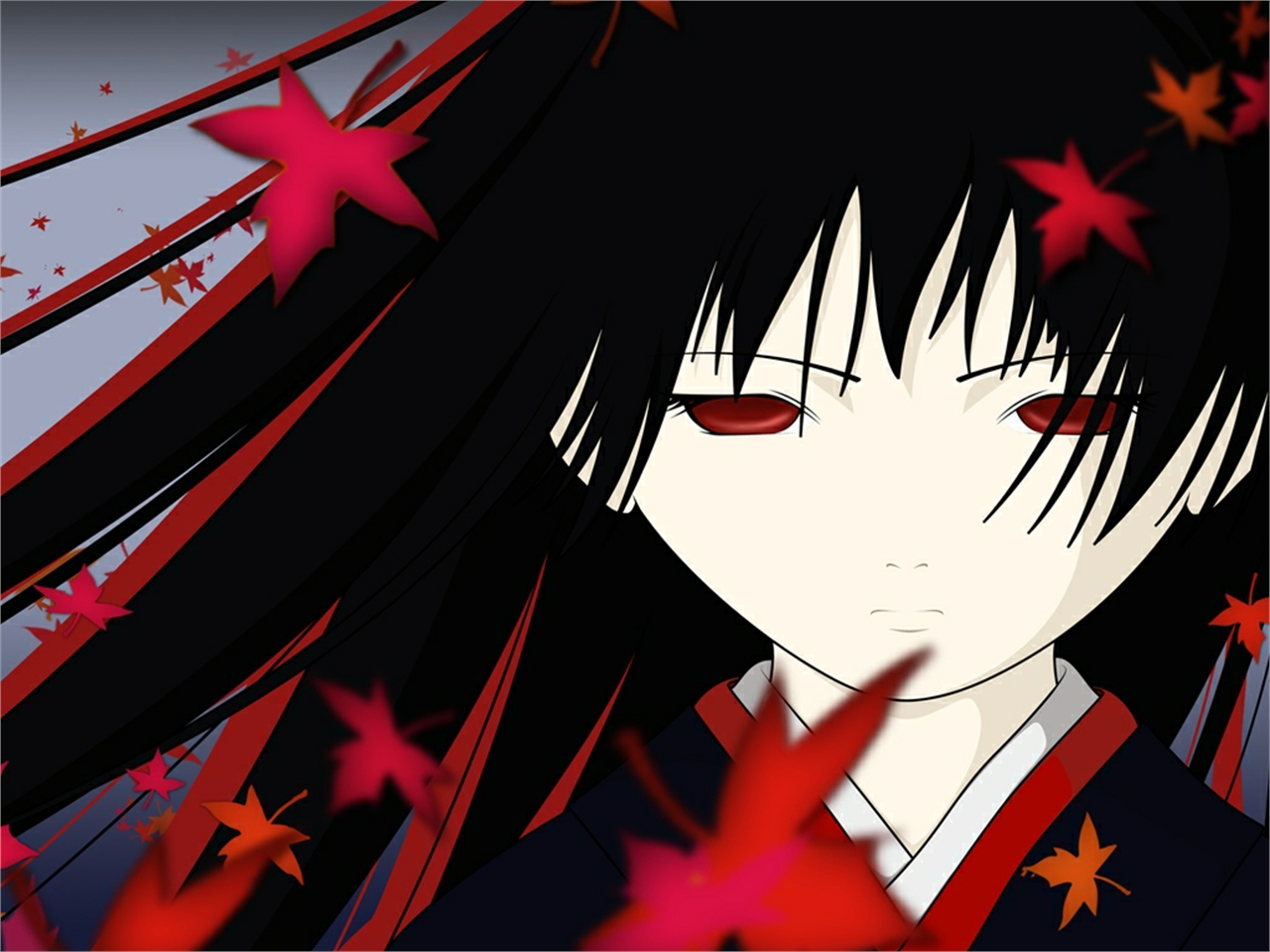 Handy-Wallpaper Animes, Jigoku Shōjo kostenlos herunterladen.