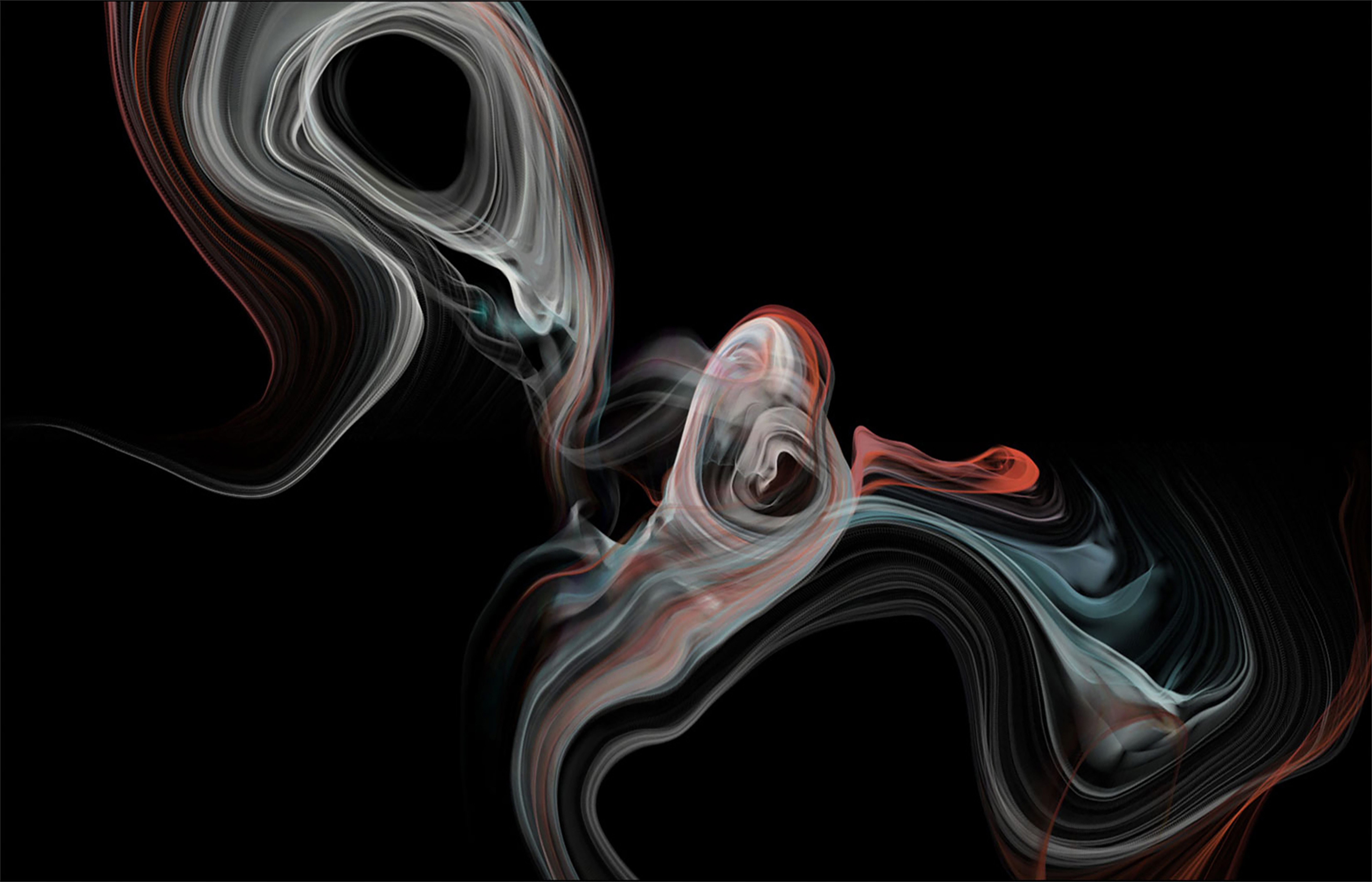 Download mobile wallpaper Abstract, Smoke, Apple Inc for free.