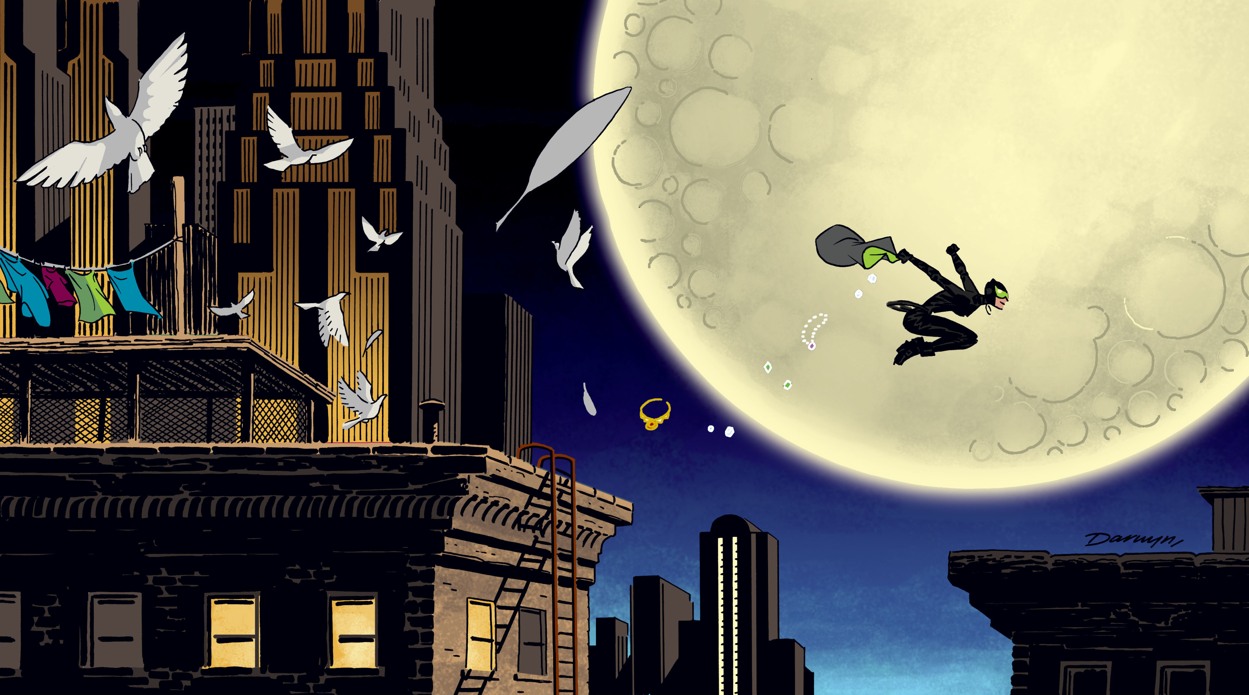 Handy-Wallpaper Catwoman, Comics, Dc Comics, Selina Kyle, Gotham City kostenlos herunterladen.