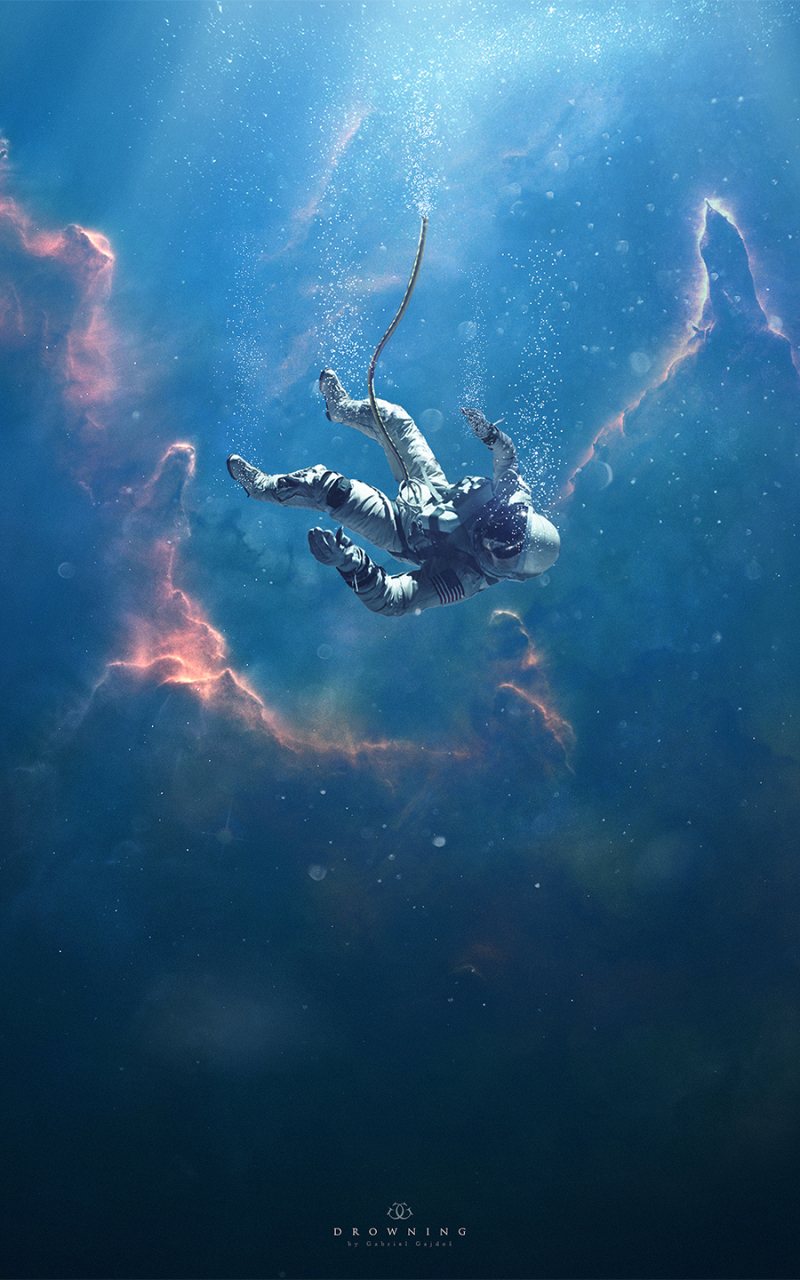 Download mobile wallpaper Space, Sci Fi, Astronaut for free.