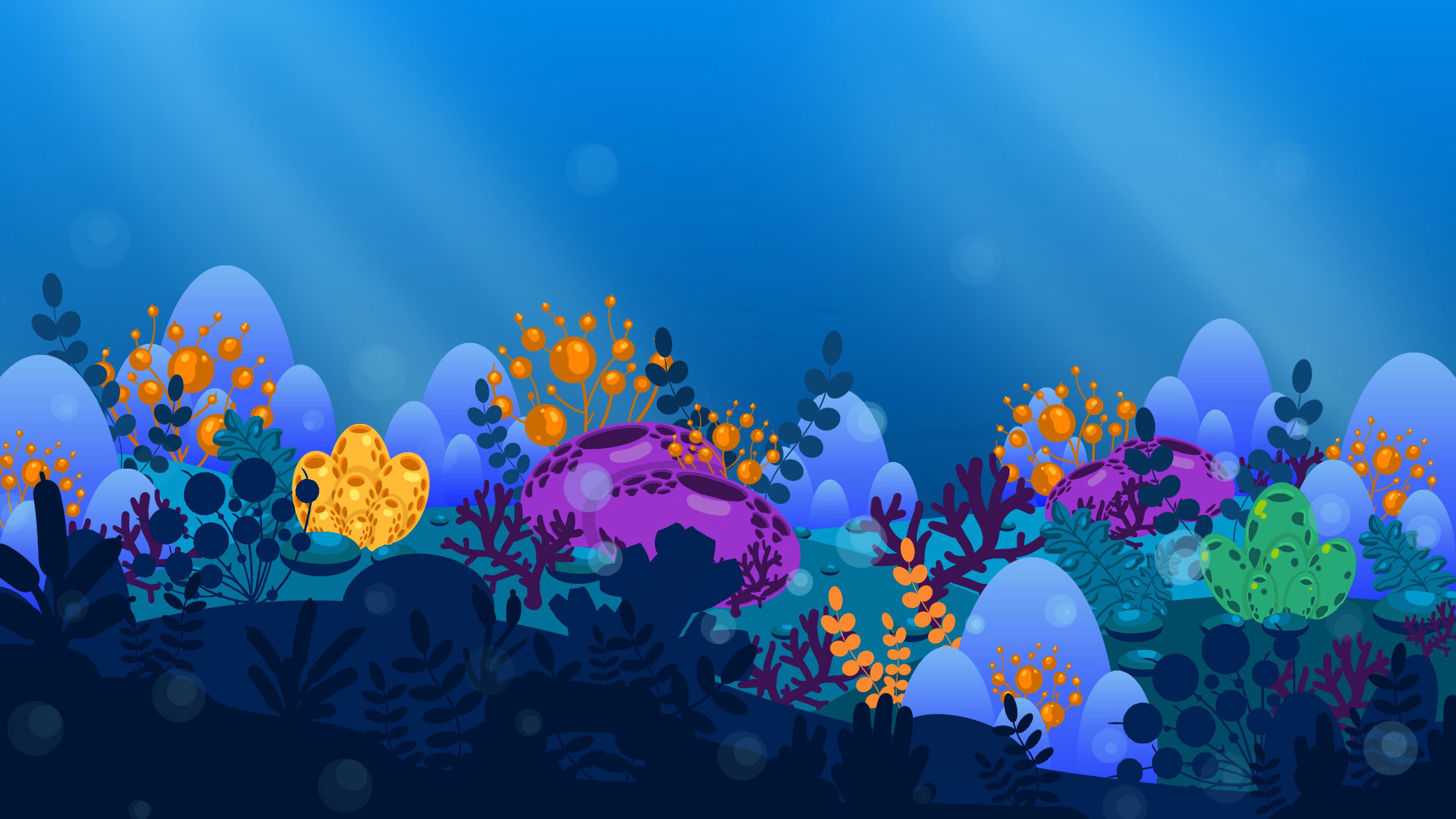144407 descargar imagen algas marinas, arte, mar, vector, algas: fondos de pantalla y protectores de pantalla gratis