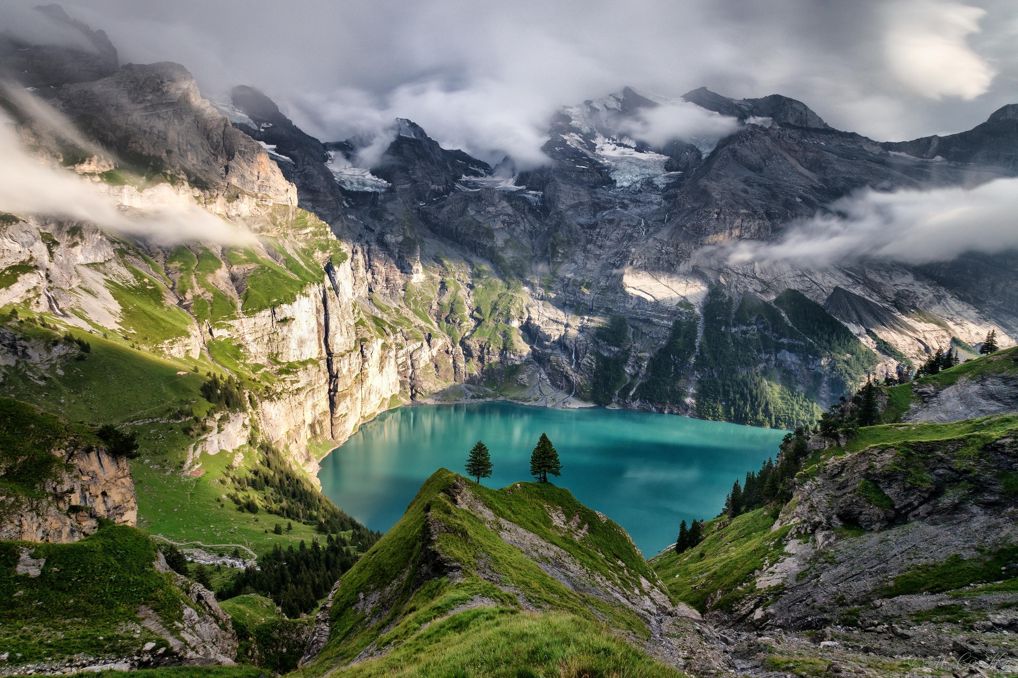Laden Sie das Natur, Seen, See, Klippe, Gebirge, Wolke, Erde/natur-Bild kostenlos auf Ihren PC-Desktop herunter