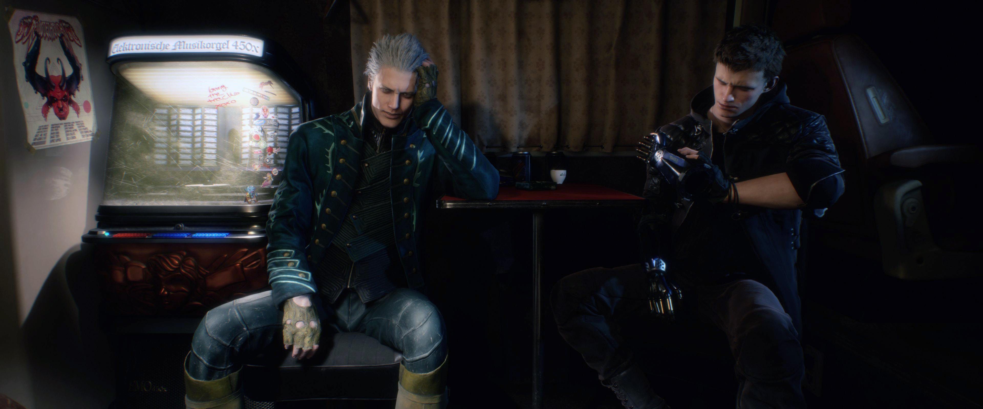 video game, devil may cry 5, nero (devil may cry), vergil (devil may cry), devil may cry