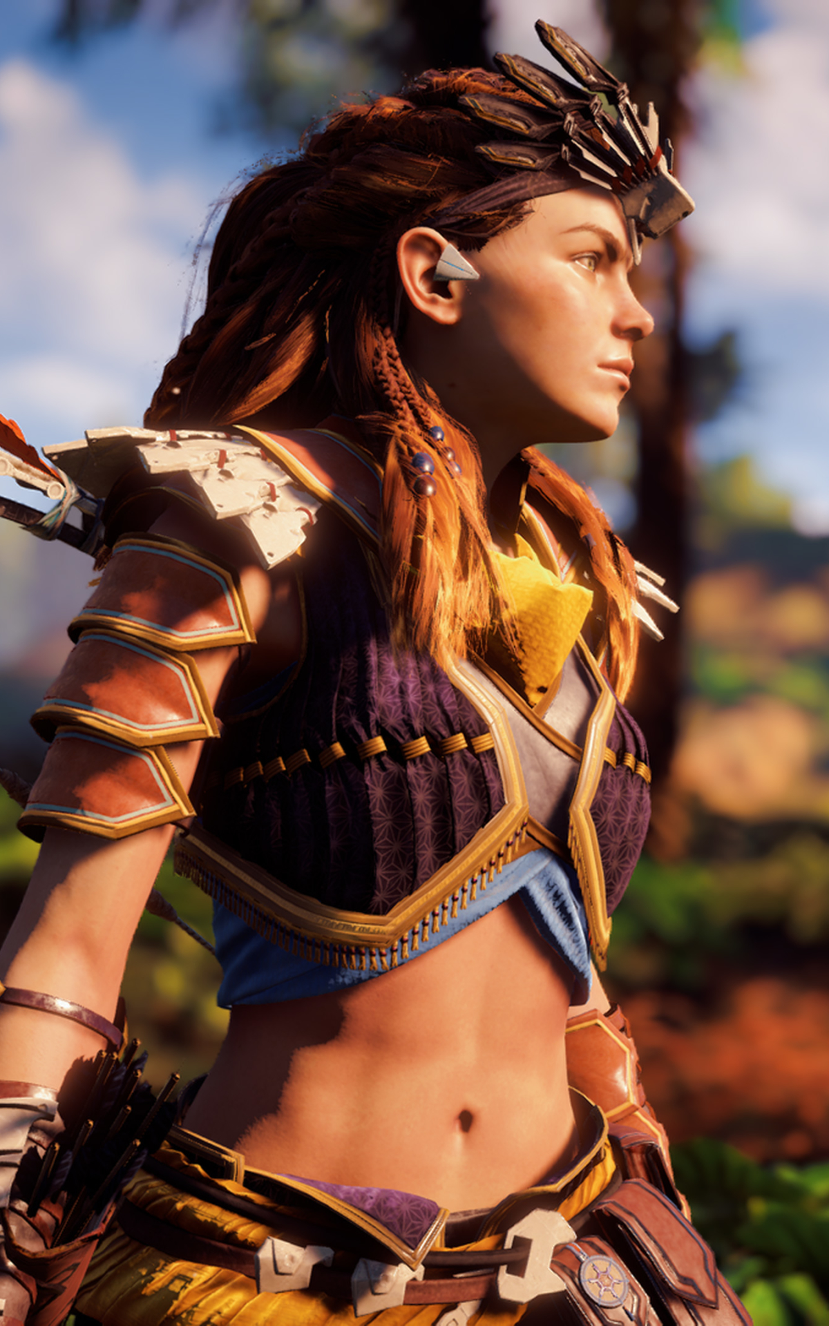 Handy-Wallpaper Computerspiele, Horizon Zero Dawn, Aloy (Horizon Serie) kostenlos herunterladen.