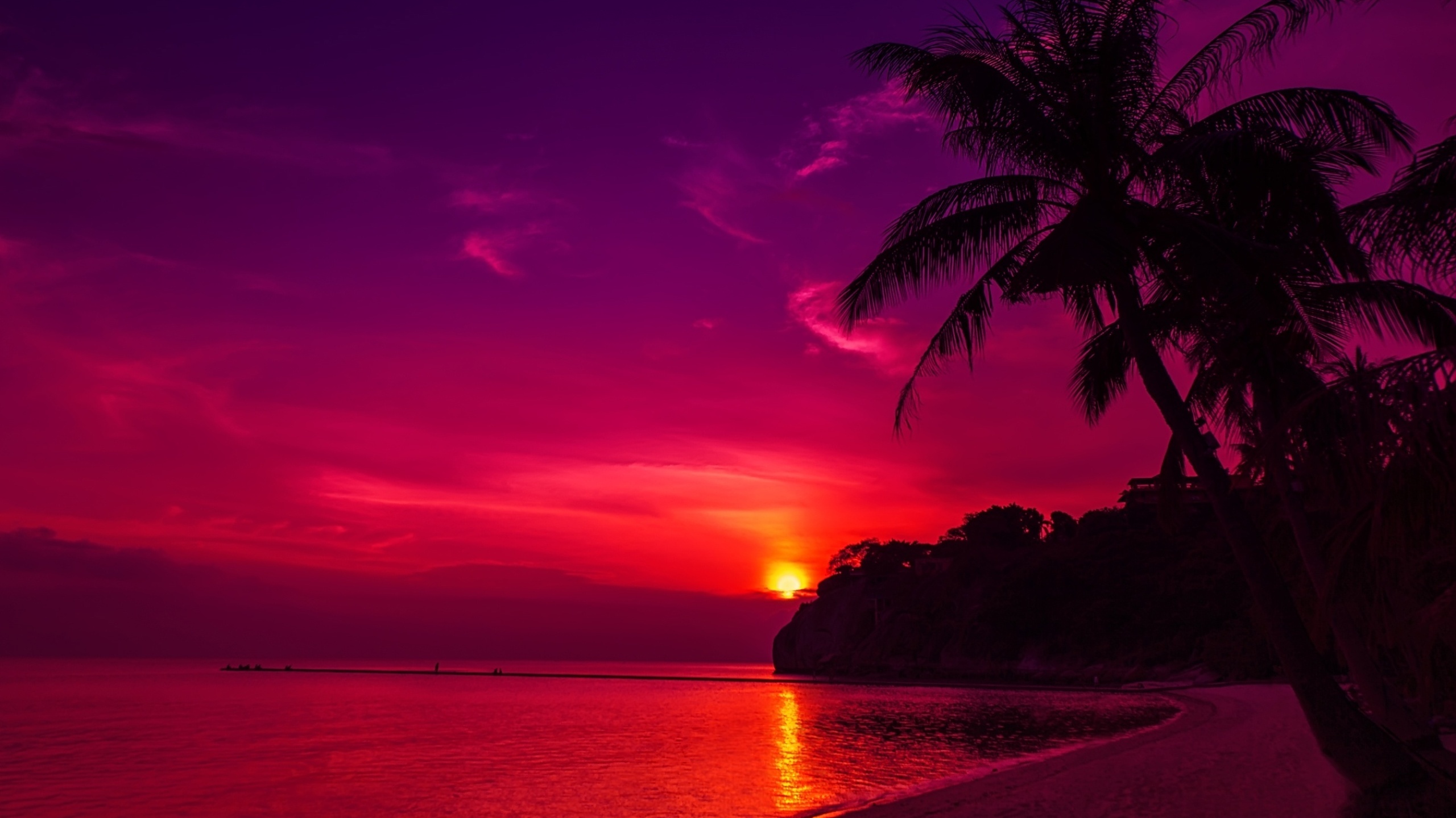 648409 télécharger l'image thaïlande, terre/nature, coucher de soleil, plage - fonds d'écran et économiseurs d'écran gratuits