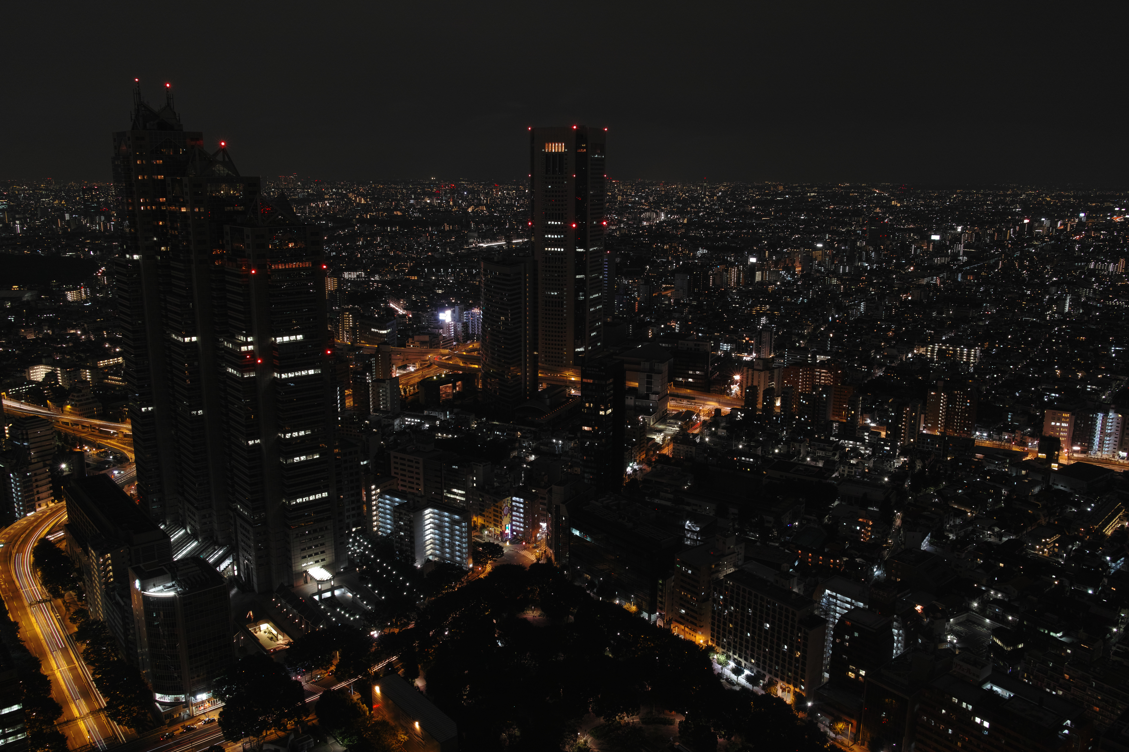 105041 скачать картинку небоскребы, ночной город, токио, города, ночь - обои и заставки бесплатно