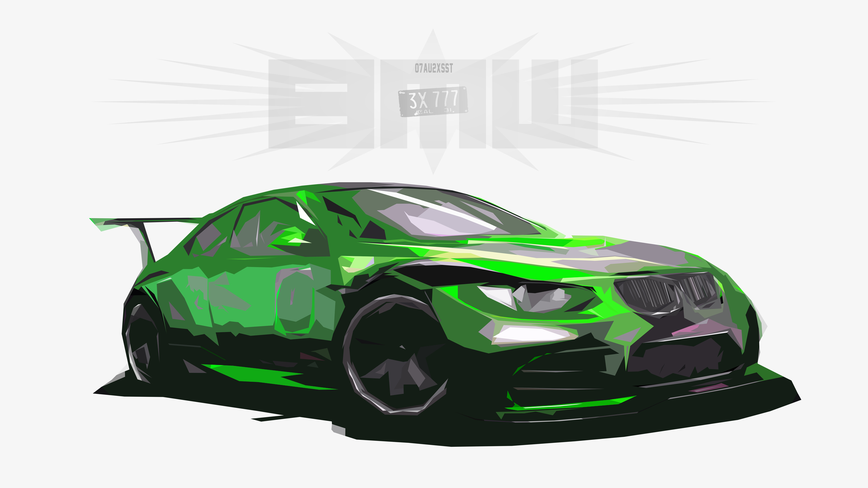Free download wallpaper Bmw, Vector, Car, Race Car, Vehicles, Green Car on your PC desktop