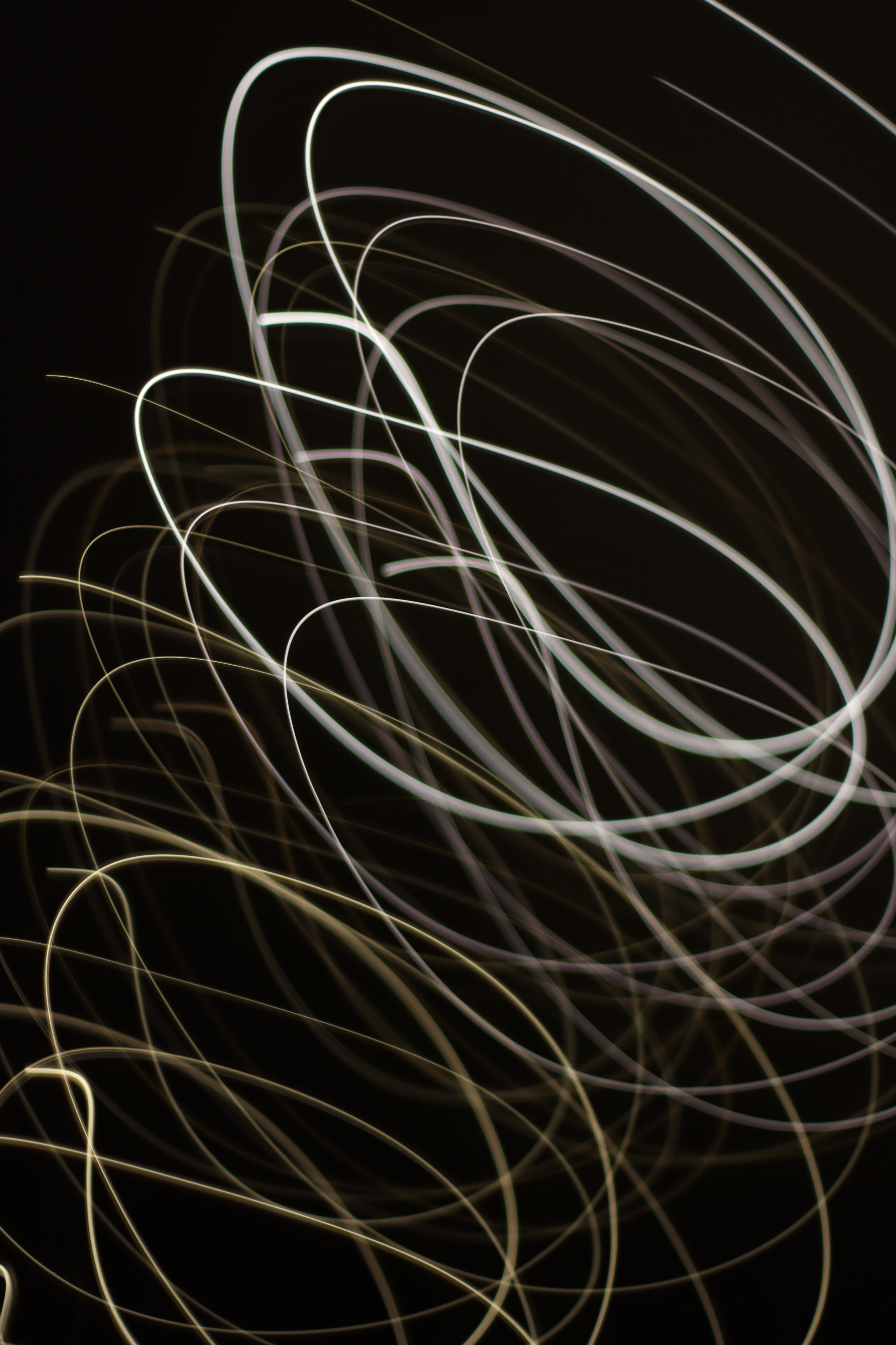 intricate, confused, abstract, shine, light, lines, long exposure cellphone