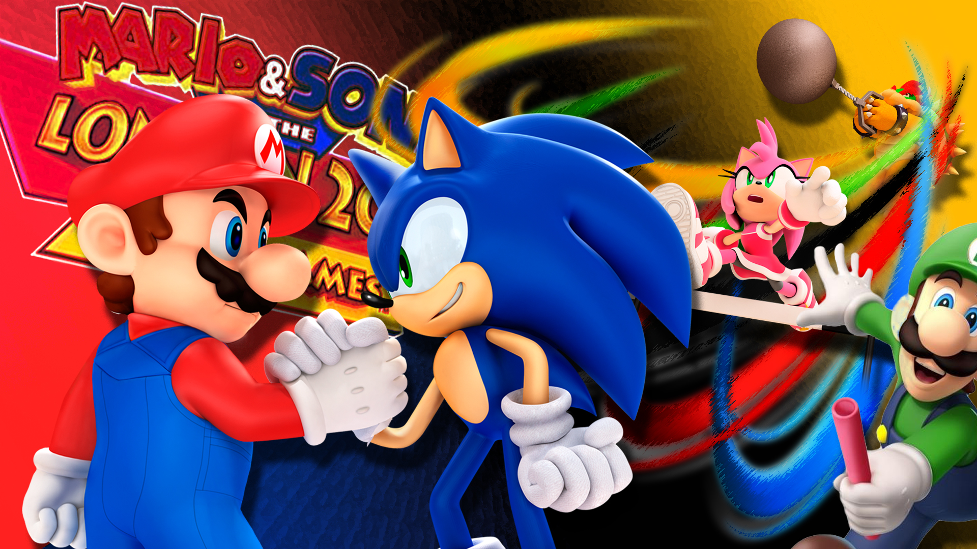 video game, mario & sonic at the london 2012 olympic games, mario