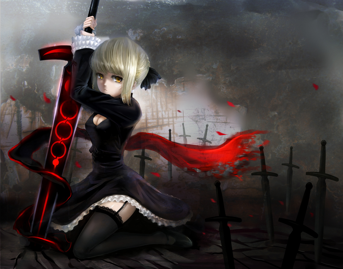 Free download wallpaper Anime, Fate/stay Night, Saber Alter on your PC desktop