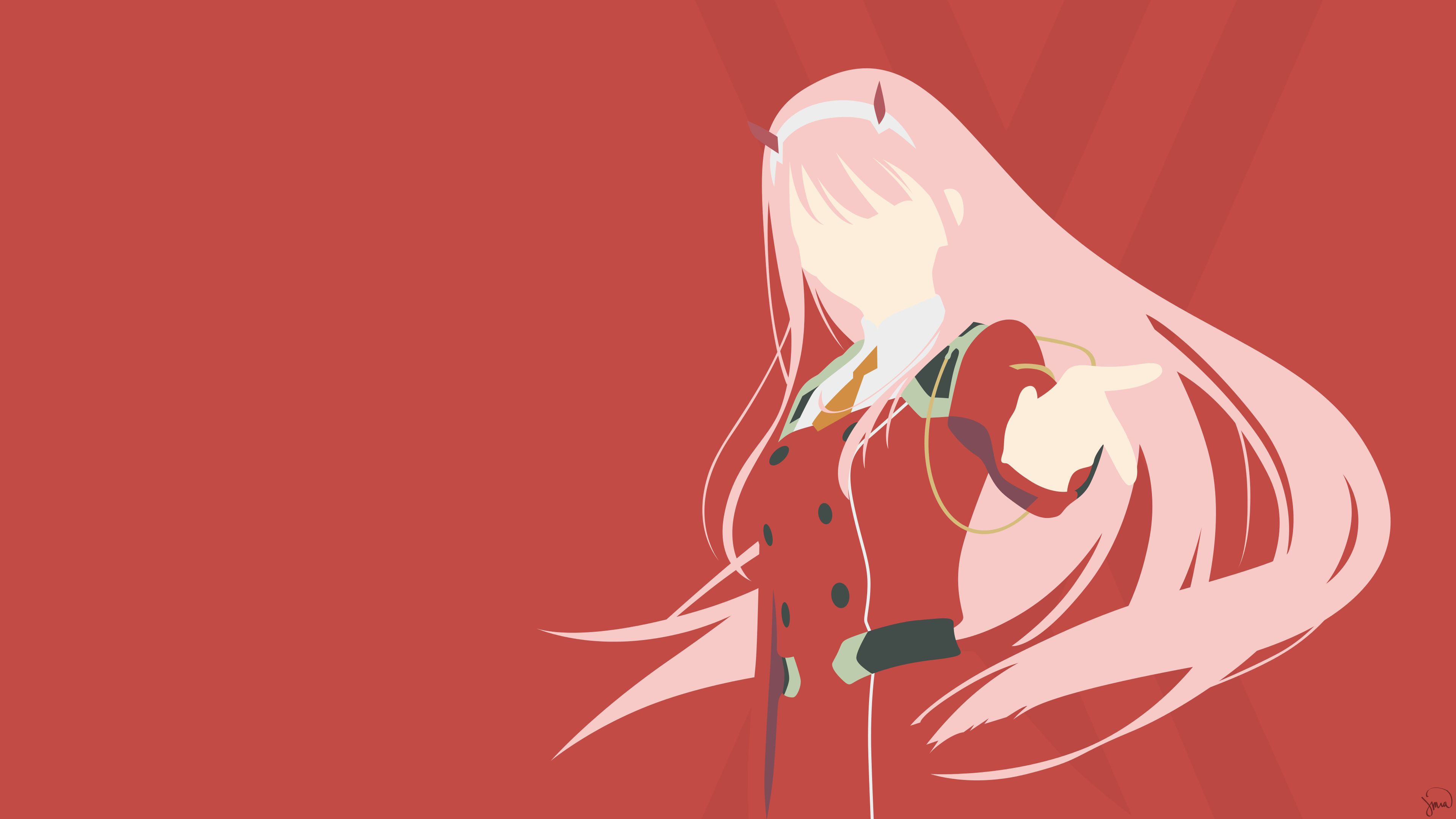 Baixar papel de parede para celular de Anime, Cabelo Rosa, Cabelo Longo, Darling In The Franxx, Zero Dois (Querida No Franxx) gratuito.