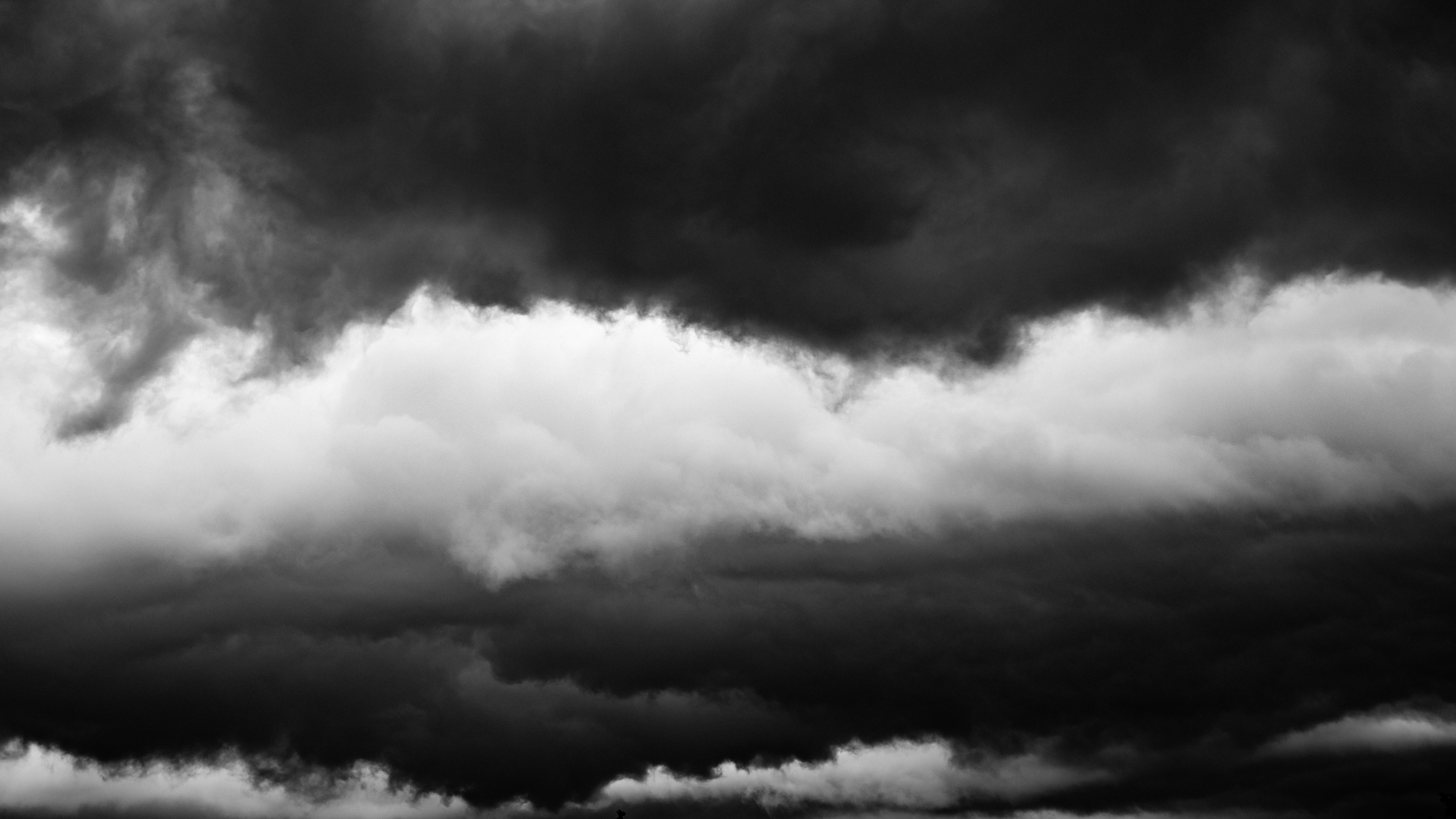Download mobile wallpaper Earth, Monochrome, Storm for free.