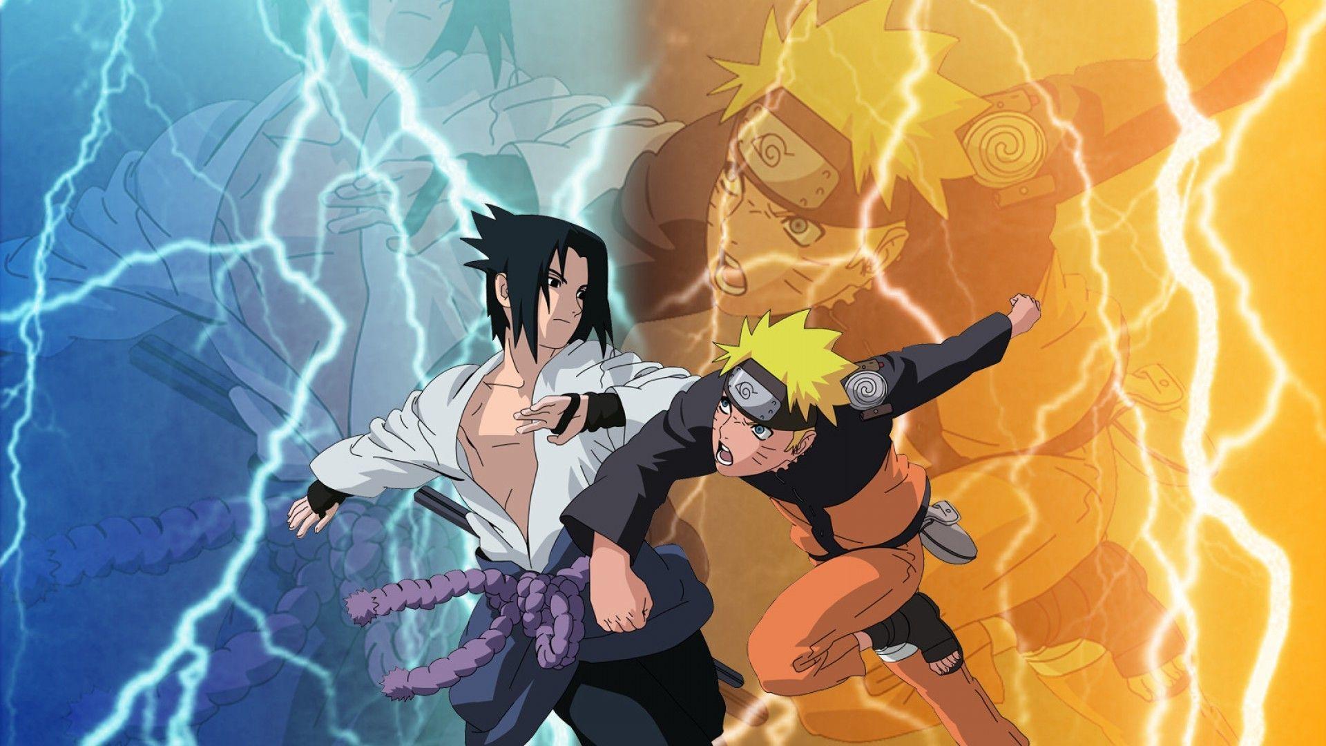 Free download wallpaper Anime, Naruto, Sasuke Uchiha, Naruto Uzumaki on your PC desktop